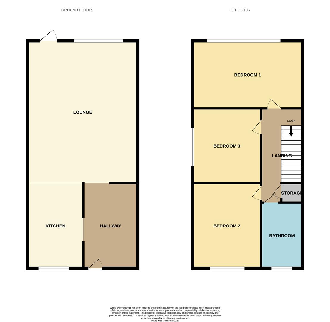 84, Ferry Road, Hullbridge floorplan