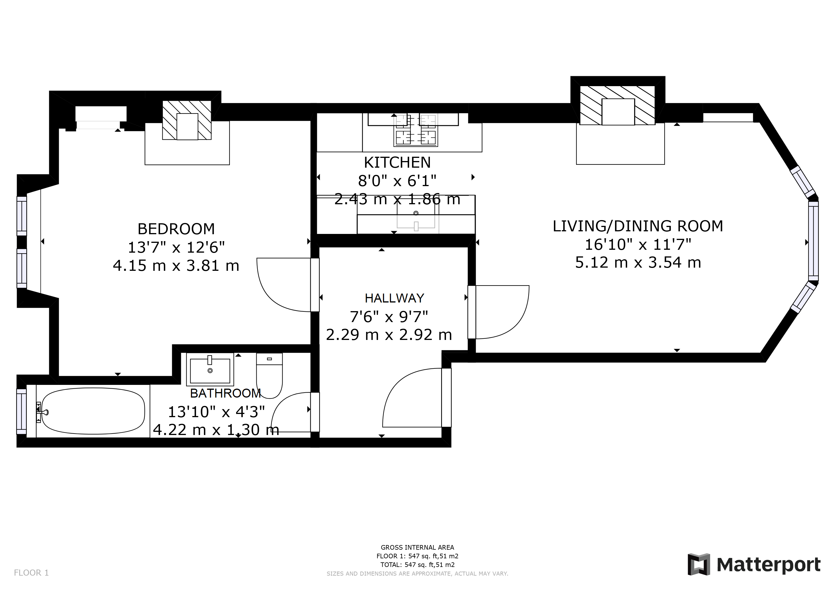 Crathie Drive, Partick, Glasgow G11, 1 bedroom flat for sale 64563068