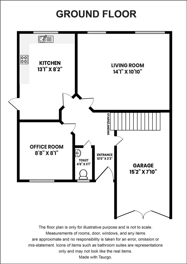 21, Gelli'r Felin, Caerphilly floorplan