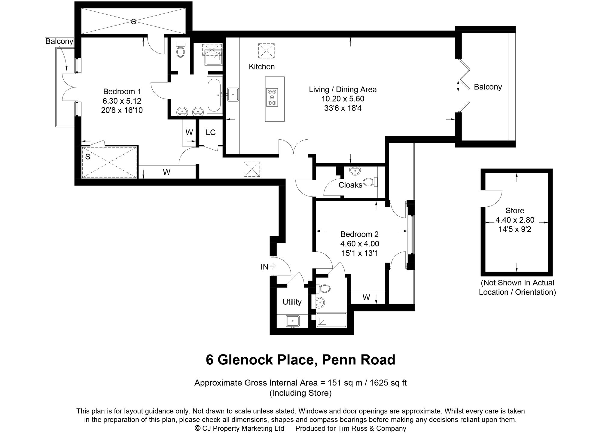 6 Glenock Place Penn Road, Beaconsfield floorplan