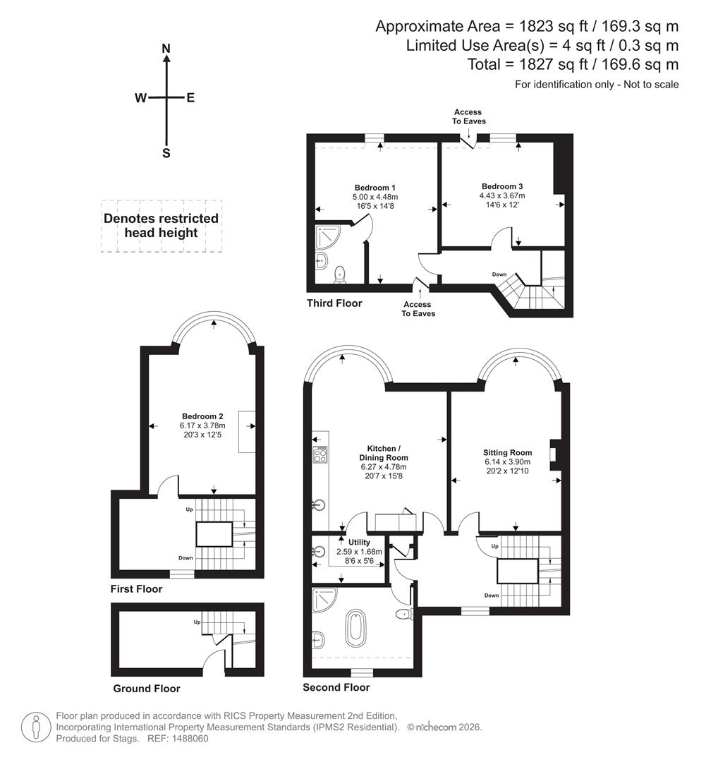 The Town House, High West Street, Dorchester floorplan