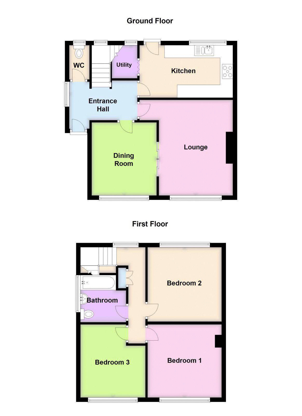 3 Bedrooms Semi-detached house for sale in Lawnswood Court, Bottesford, Scunthorpe DN16