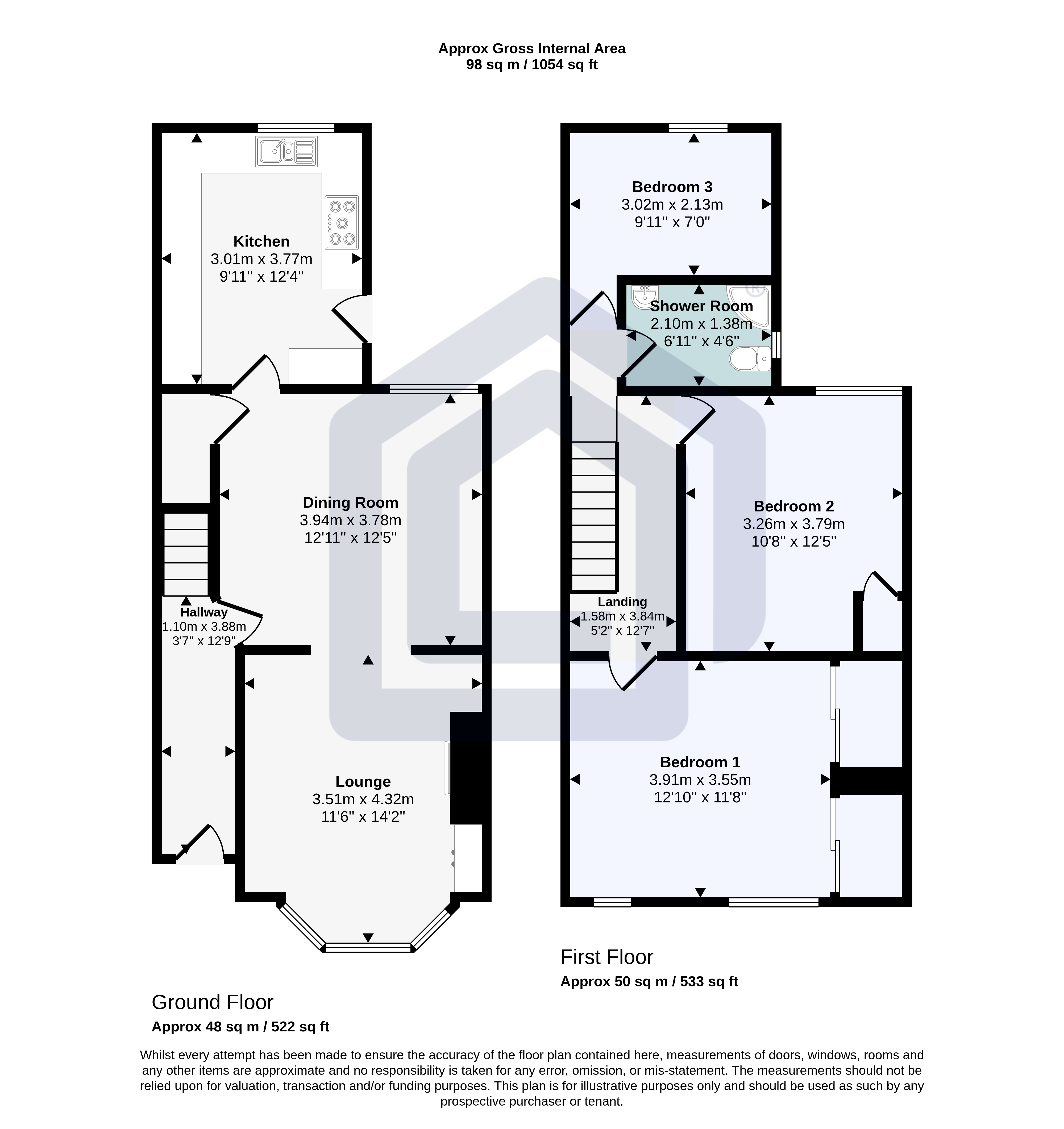 42 Ashley Lane, 42 Ashley Lane, Manchester floorplan