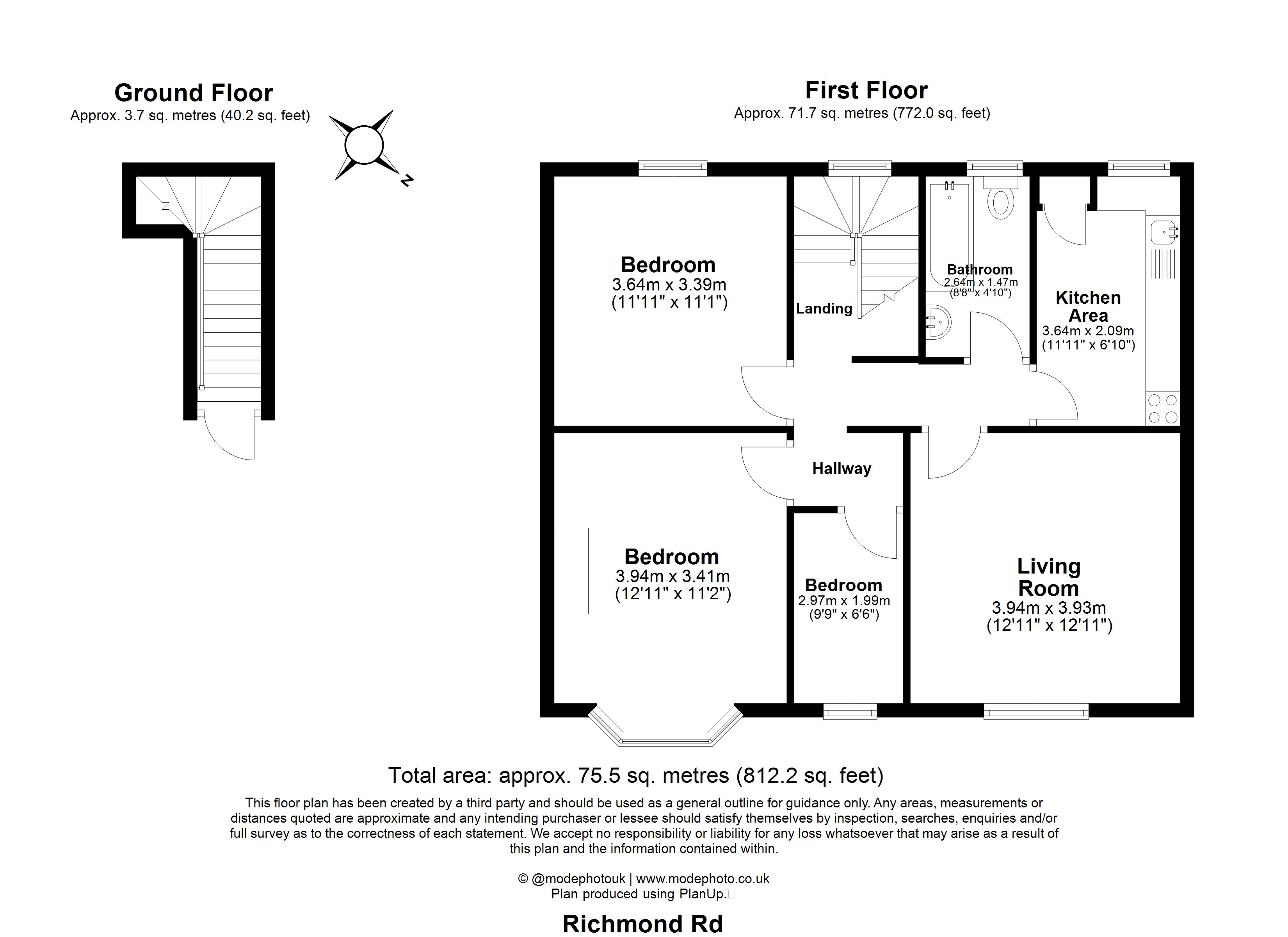 40b, Richmond Road, Ilford floorplan