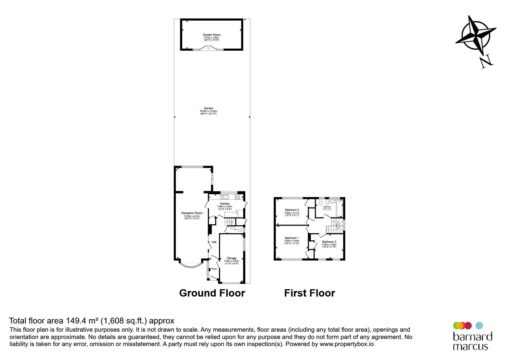 52A, Grosvenor Road, Epsom floorplan