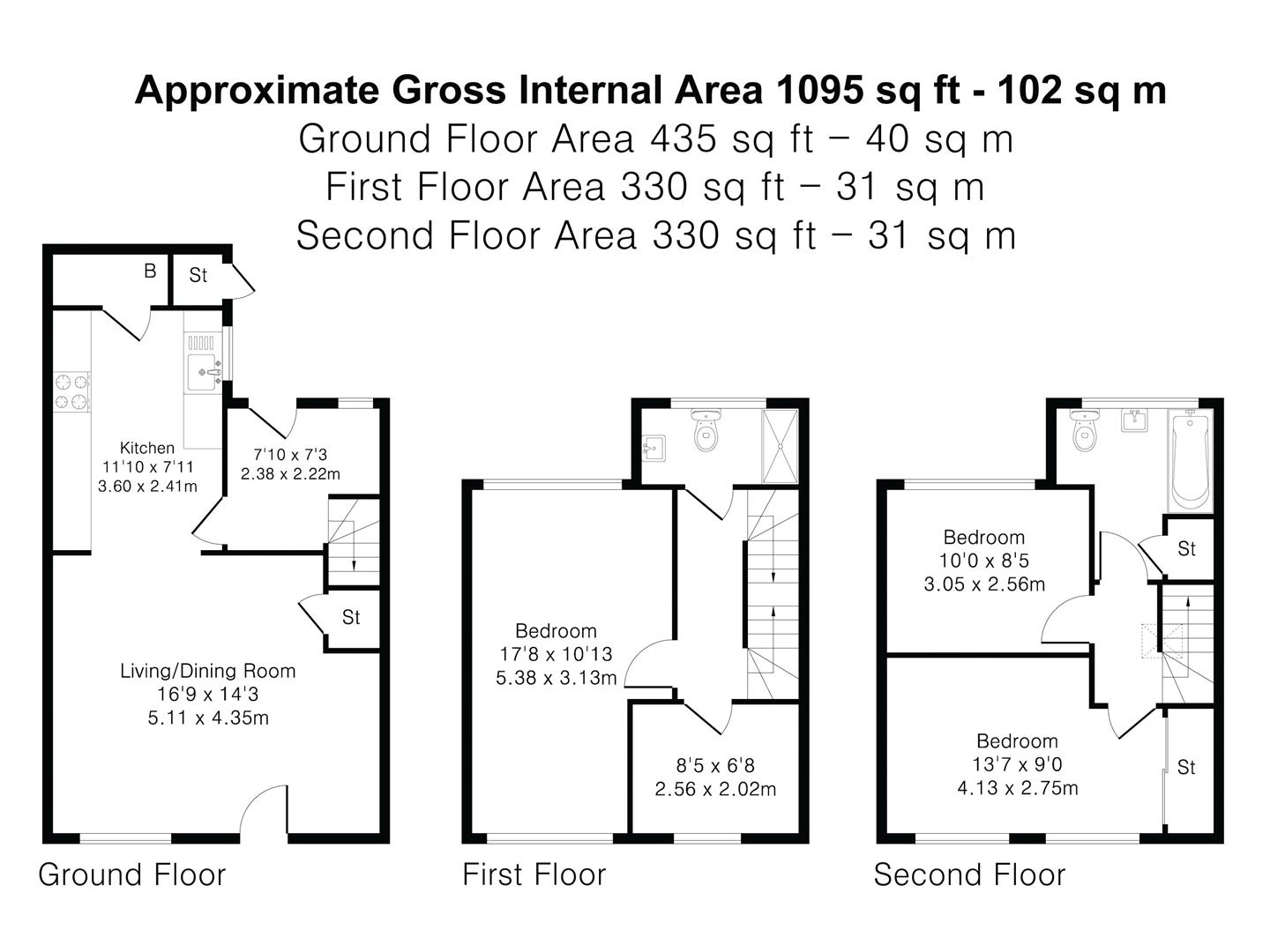 10, St. Marks Court, Cambridge floorplan