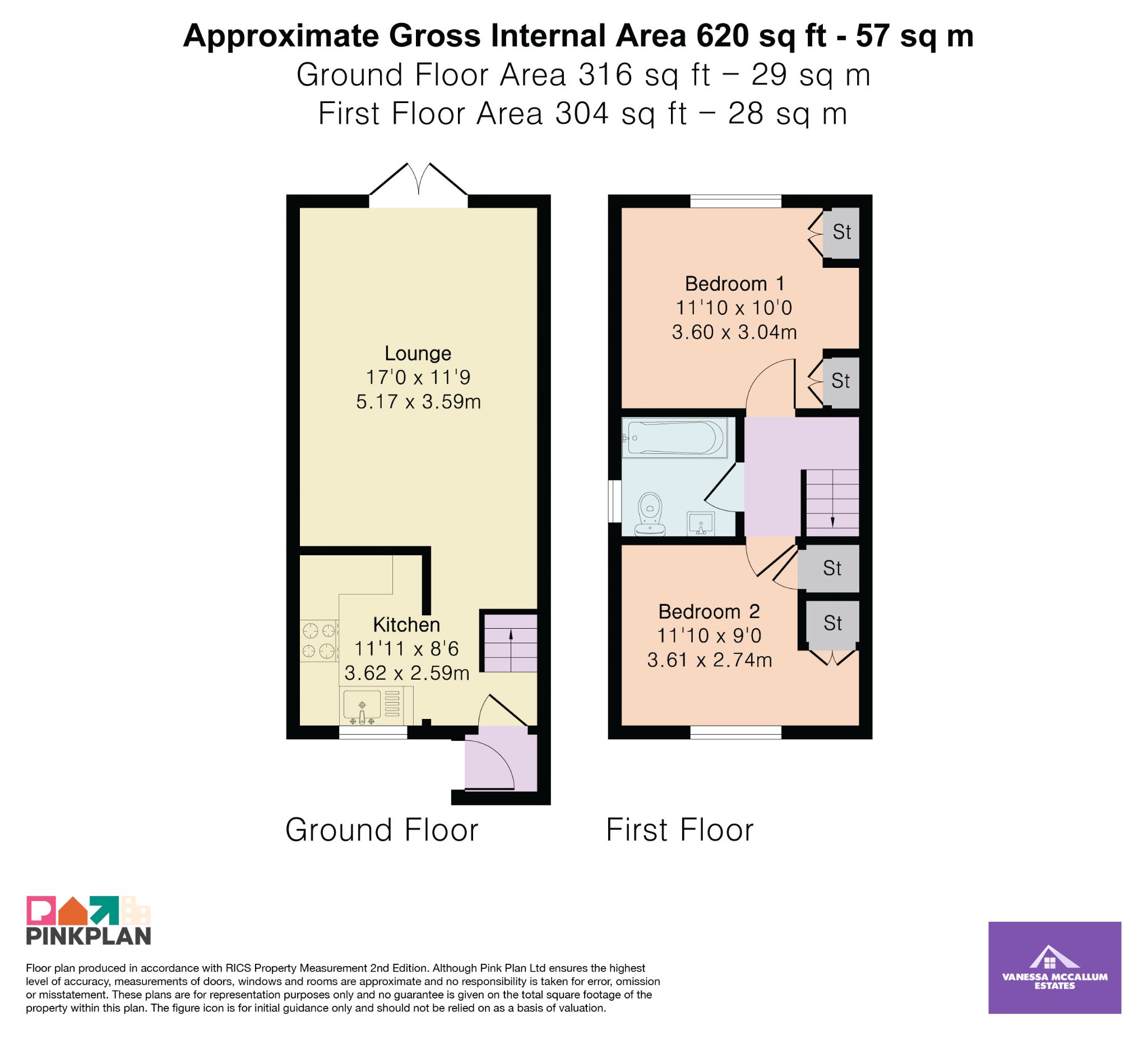 68 Ludwick Way, Welwyn Garden City floorplan