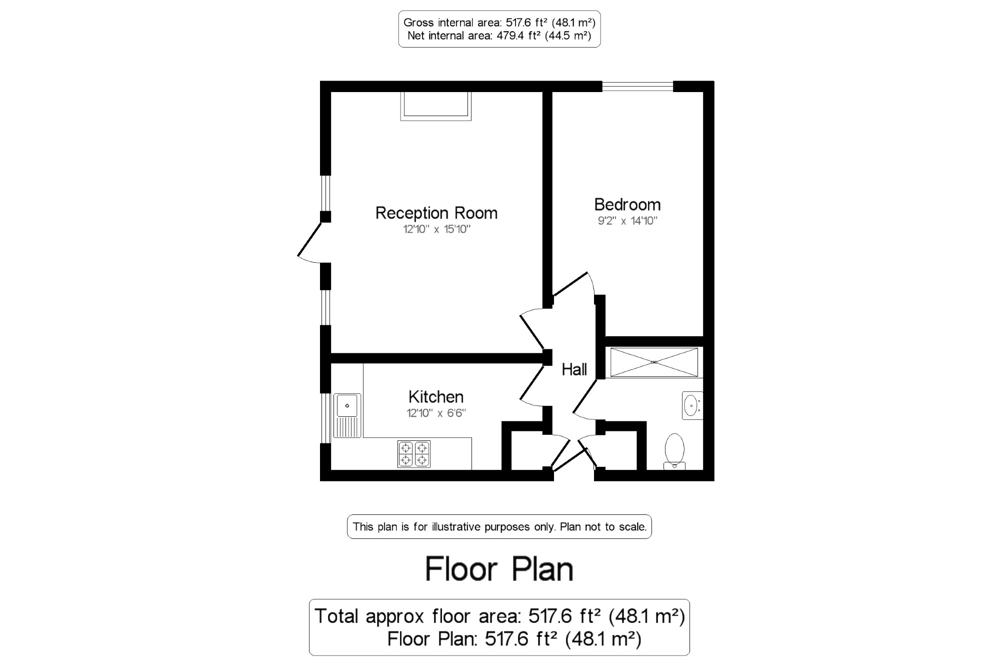 1 Bedrooms Flat for sale in Lightwater Road, Lightwater, Surrey GU18