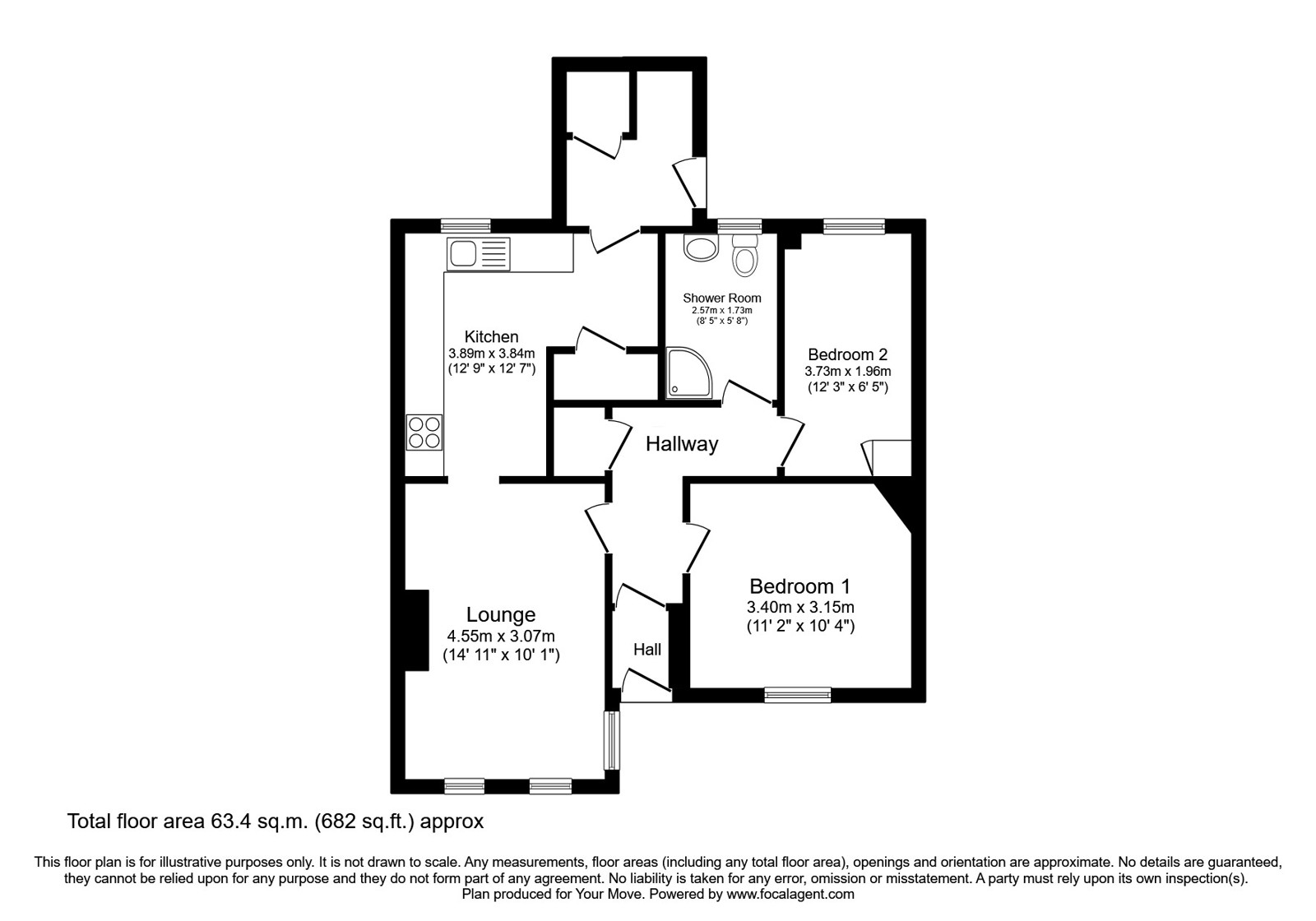 1, Guffock Road, Sanquhar floorplan