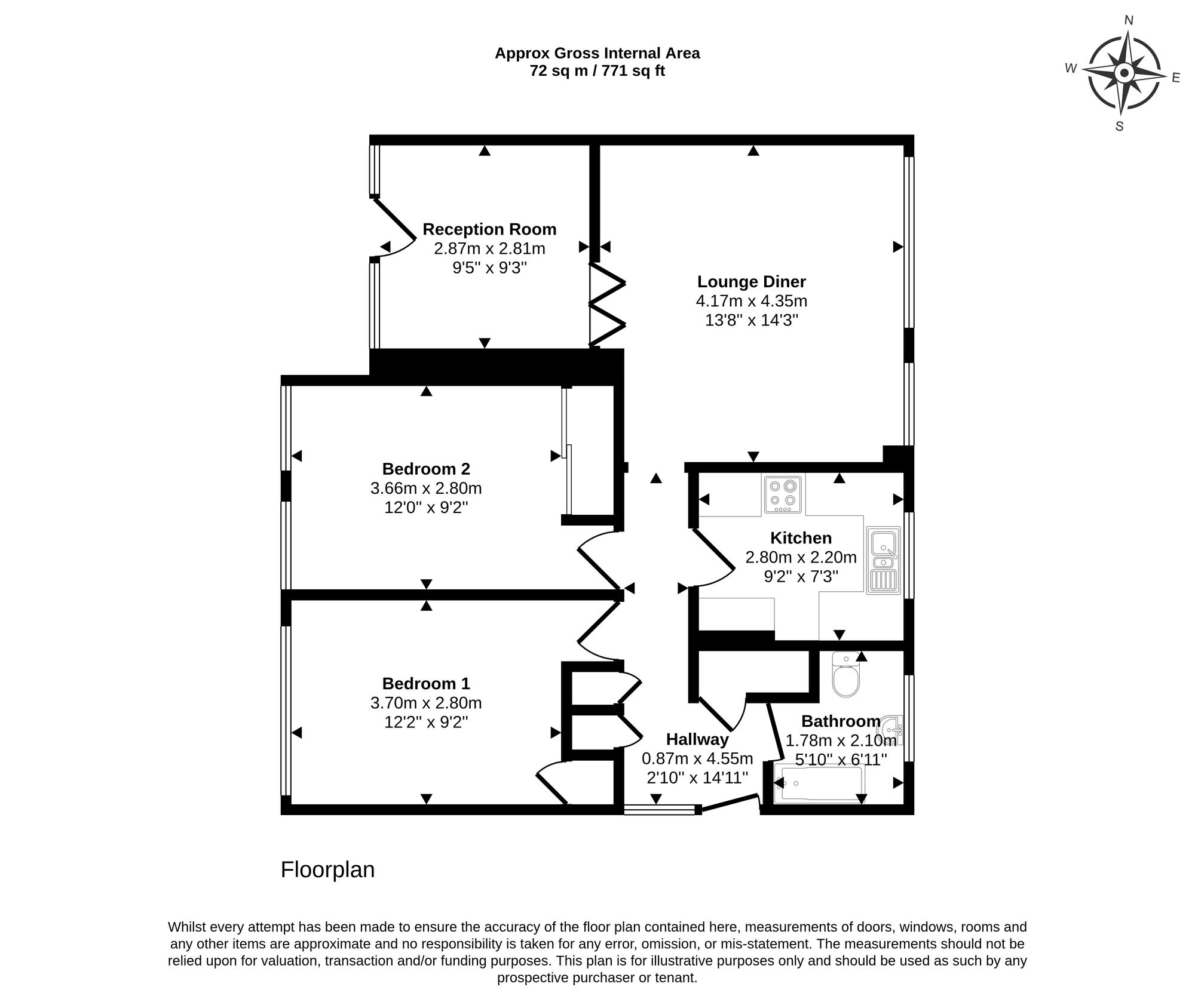 29 Radstone Court, Woking floorplan