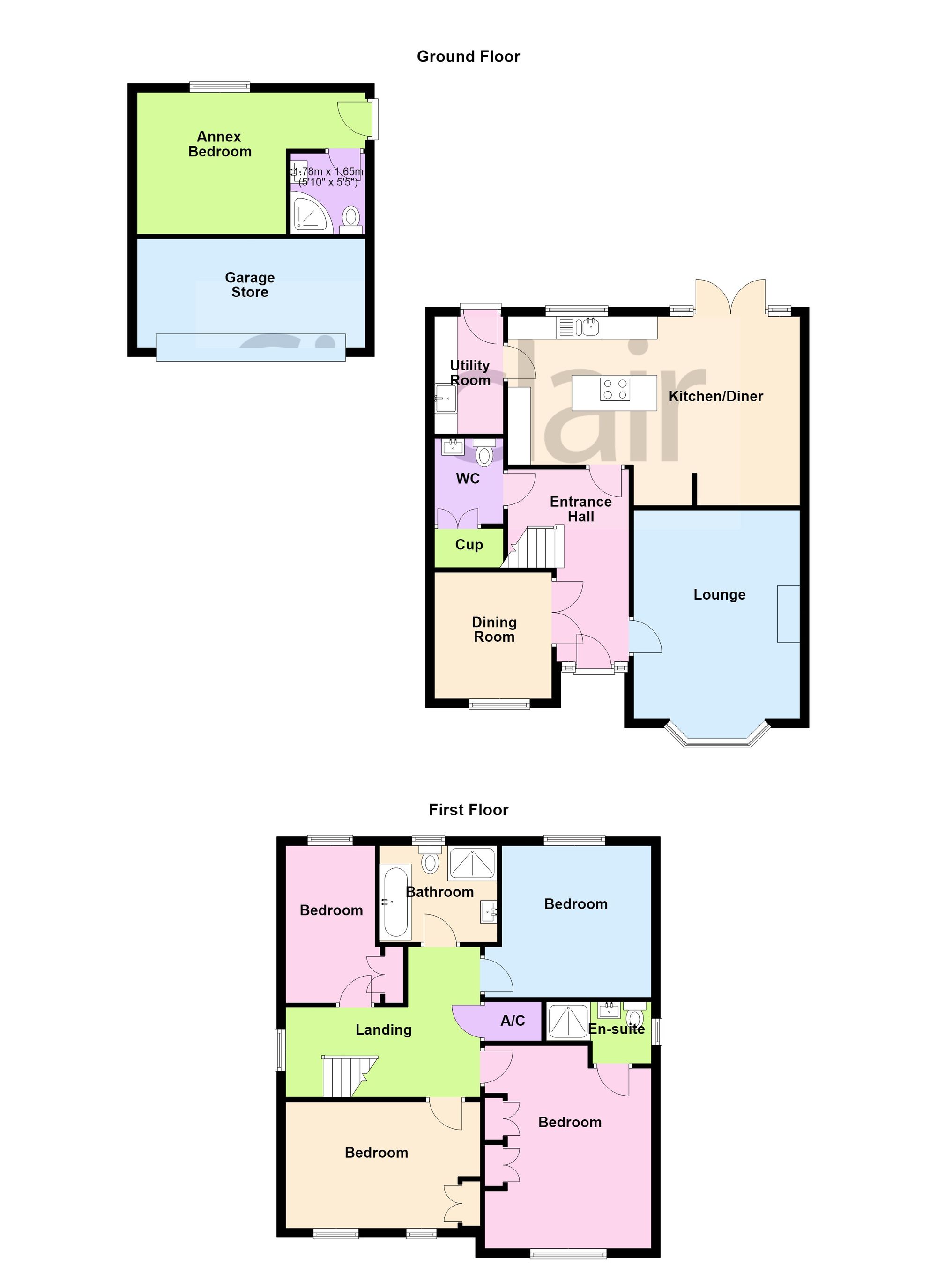 60 Chandlers Croft, Ibstock floorplan