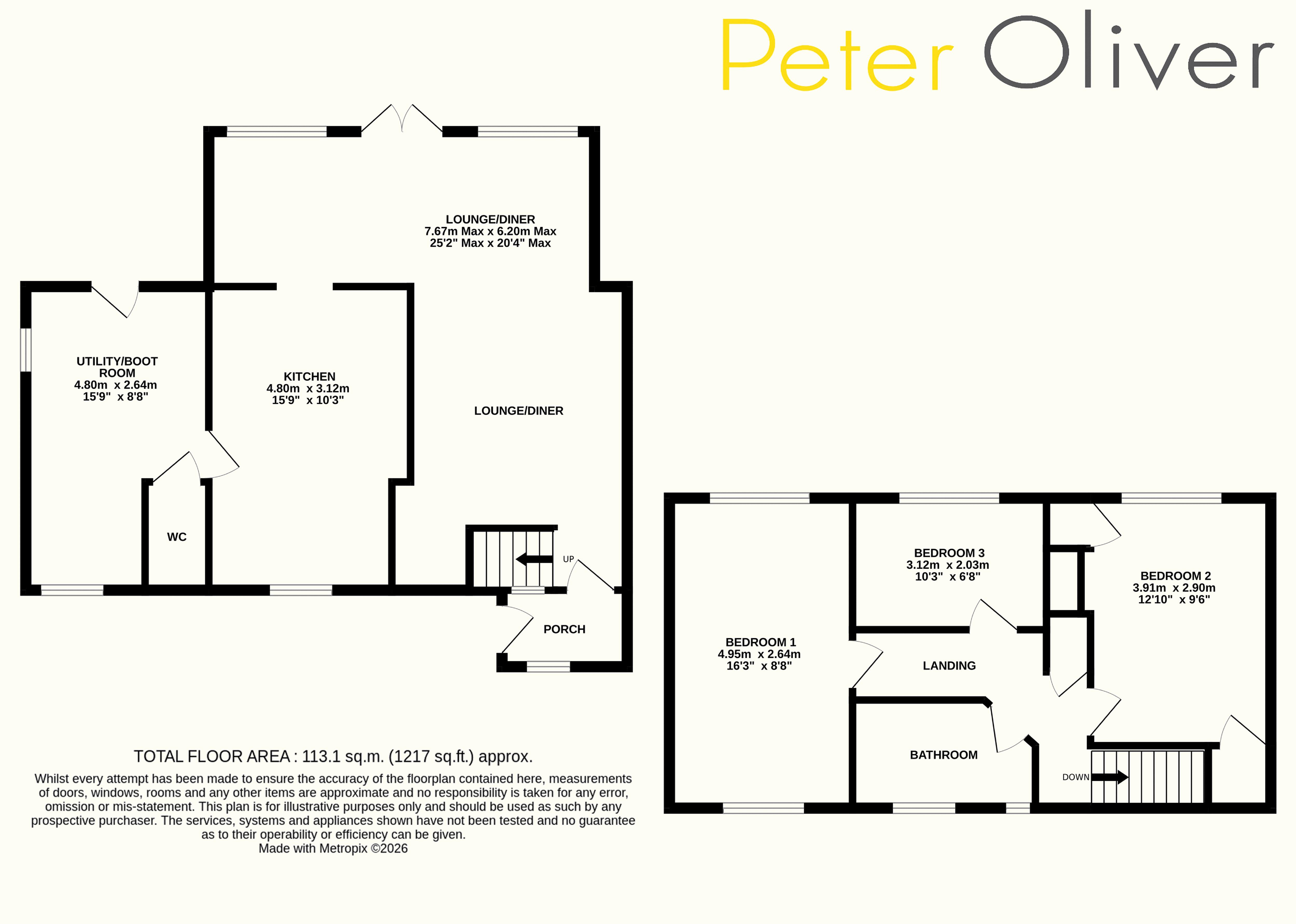 3 Aldervale Cottages, Fermor Road, Crowborough floorplan