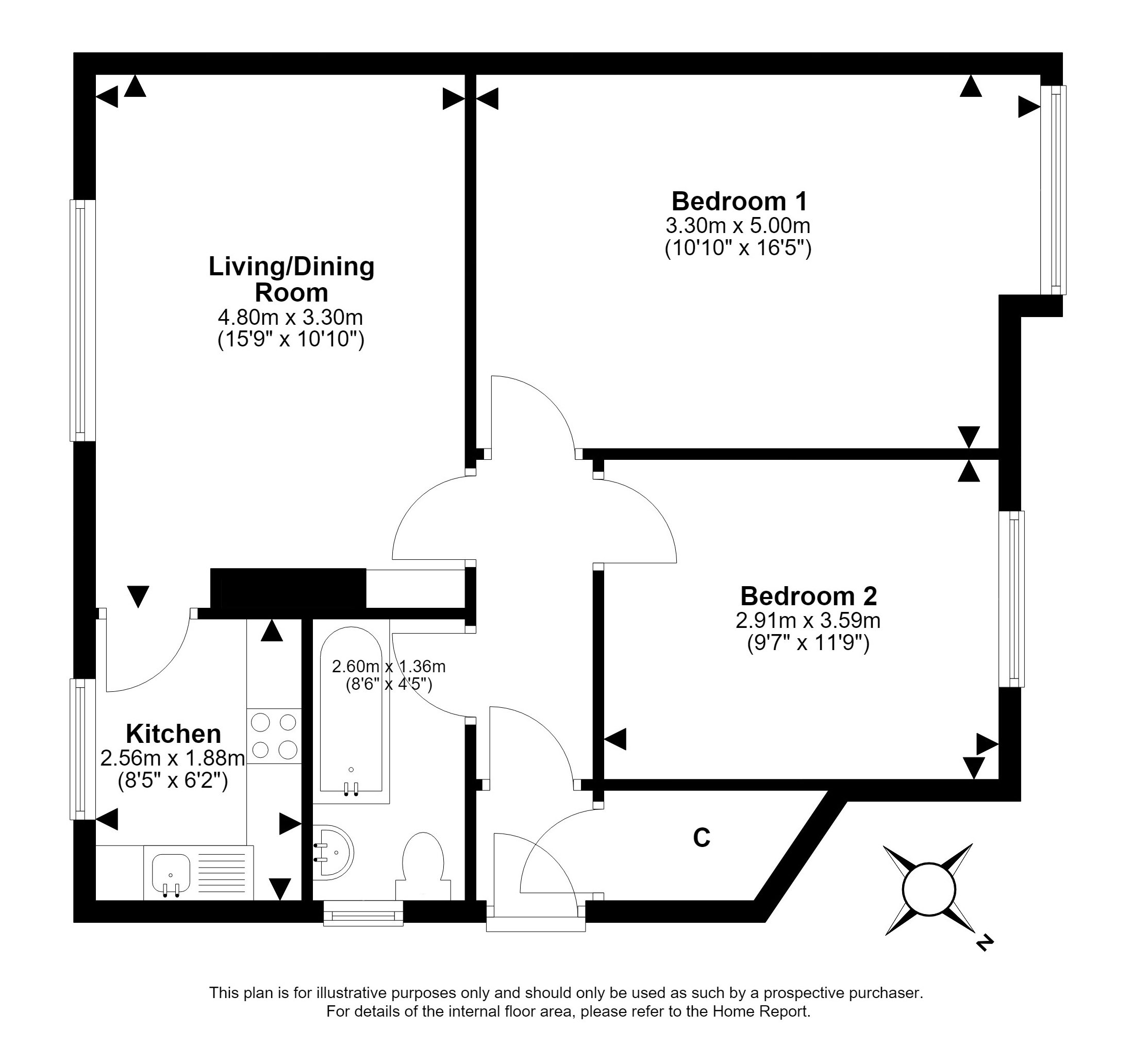9, Colinton Mains Road, Colinton Mains, Edinburgh floorplan