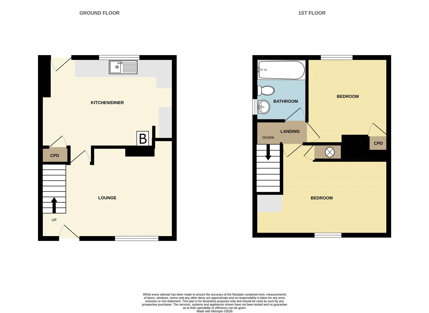 8, Mountbatten Road, Penwithick floorplan