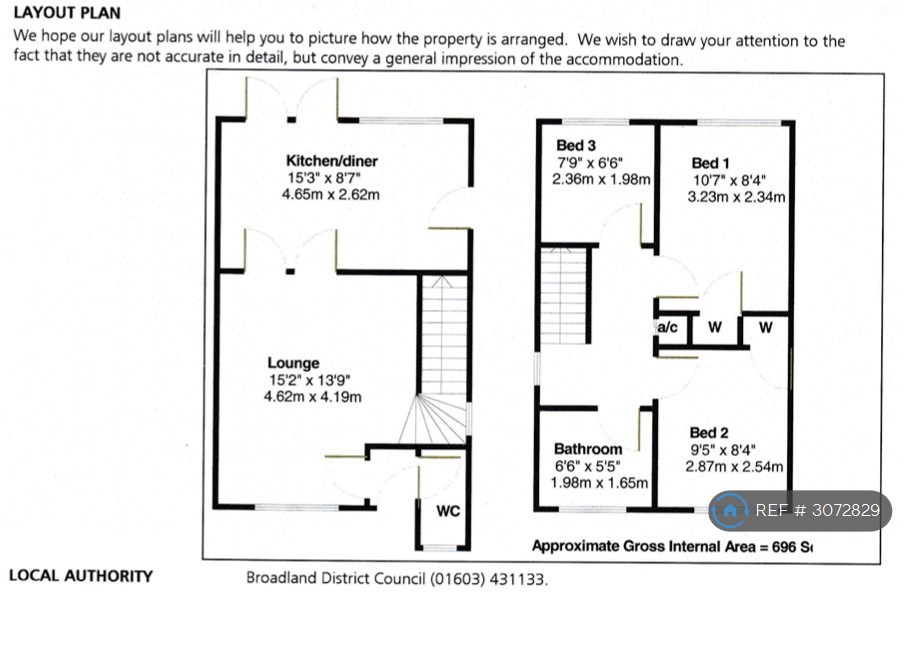 Haverscroft Close Taverham, Norwich floorplan