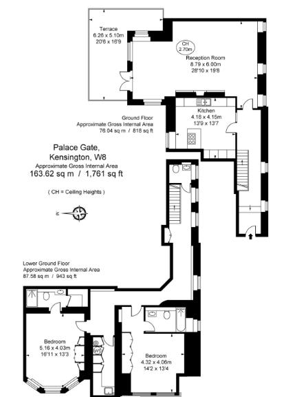 Palace Gate, London floorplan