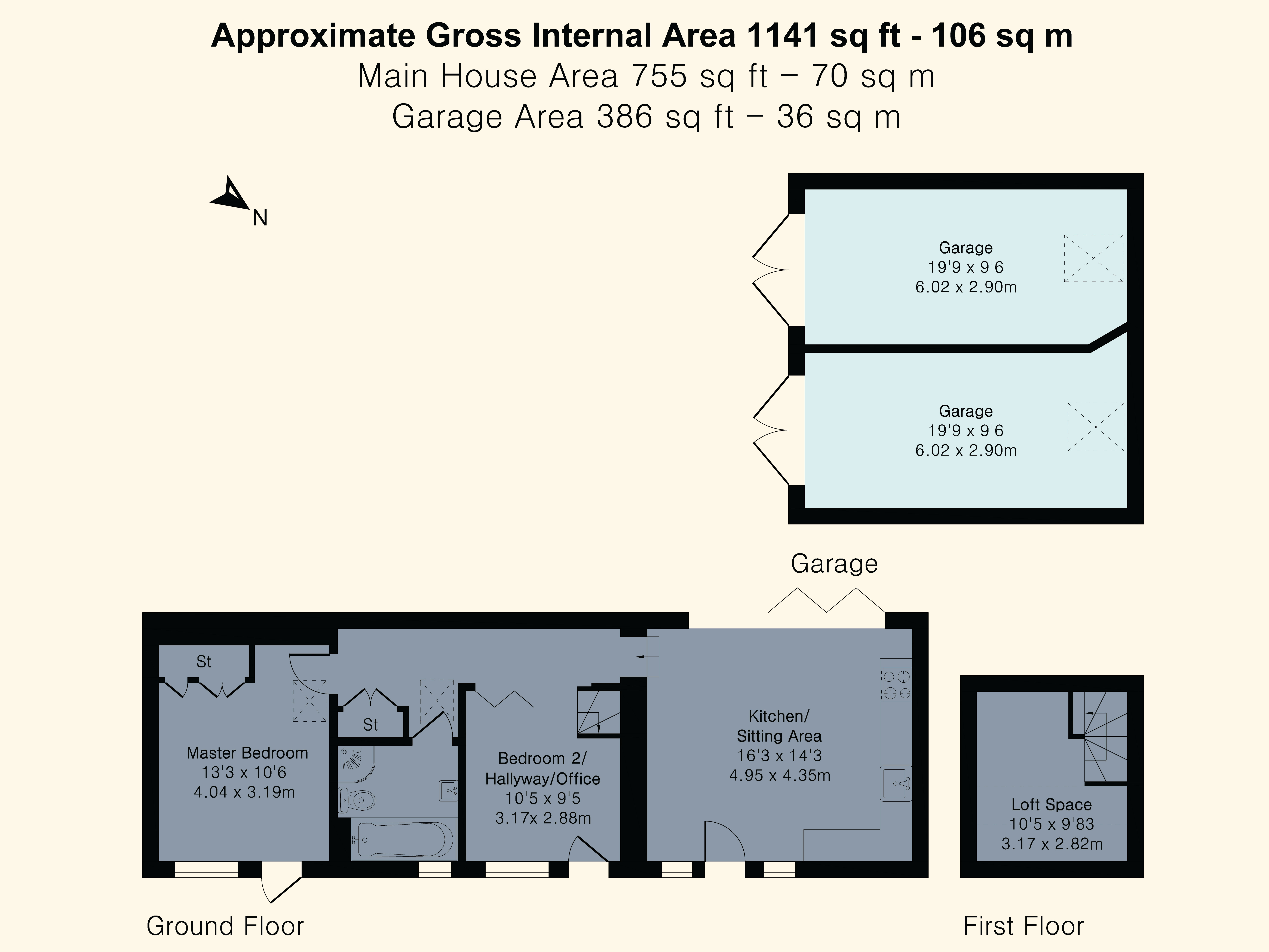 Three Oaks,, Hardwick Farm Barns, Kineton floorplan