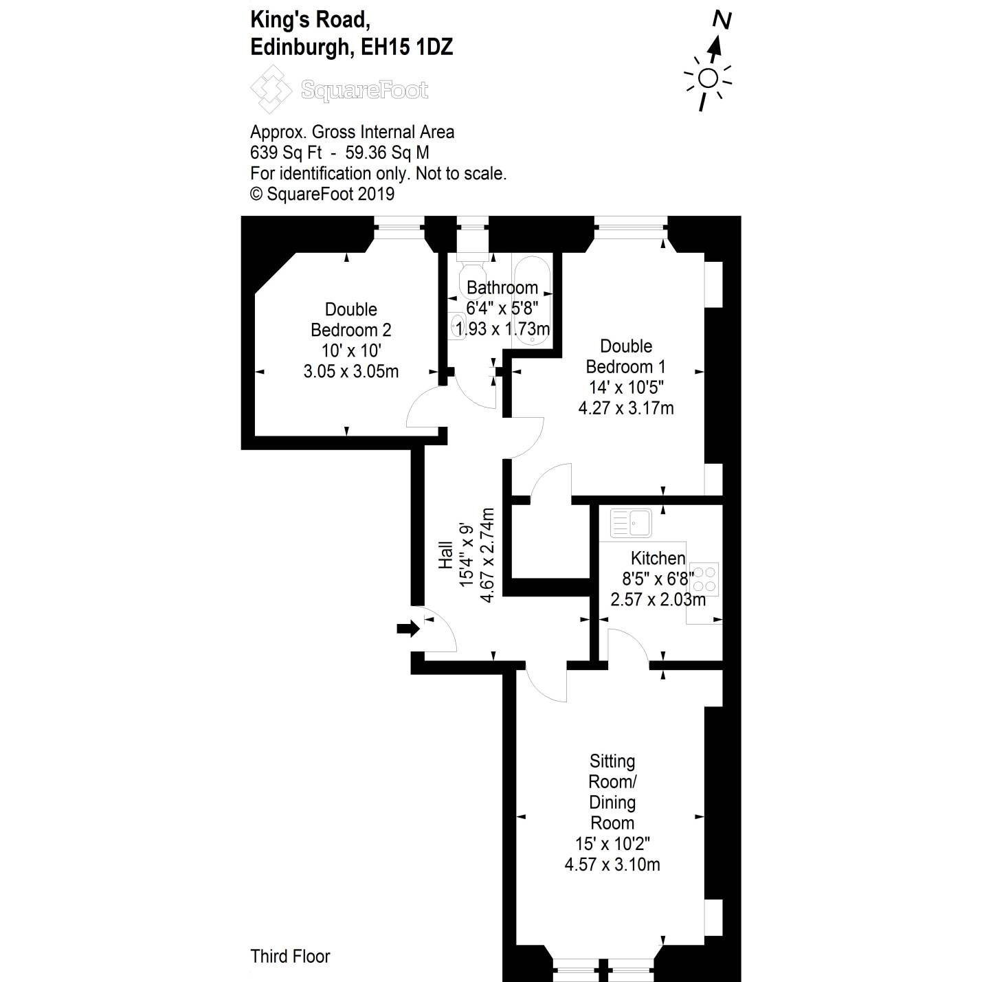 2 Bedrooms Flat for sale in 12/12 Kings Road, Portobello EH15