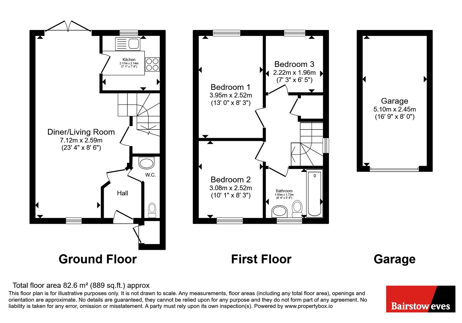 Hickman Close, London floorplan