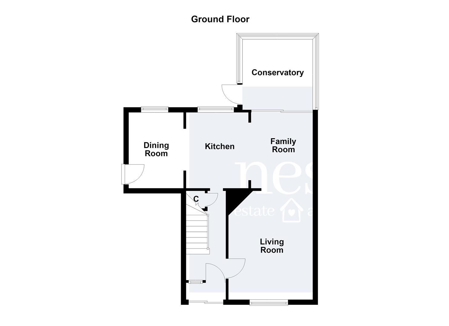 16, Lichfield Drive, Leicester floorplan