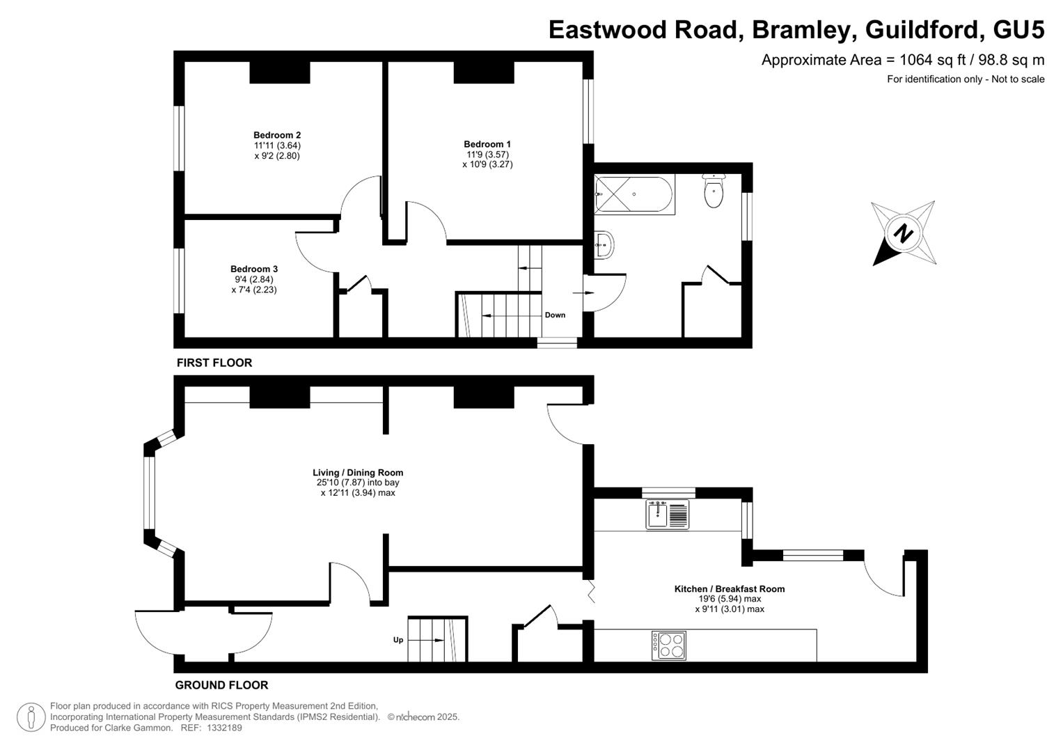 11a, Eastwood Road, Guildford floorplan