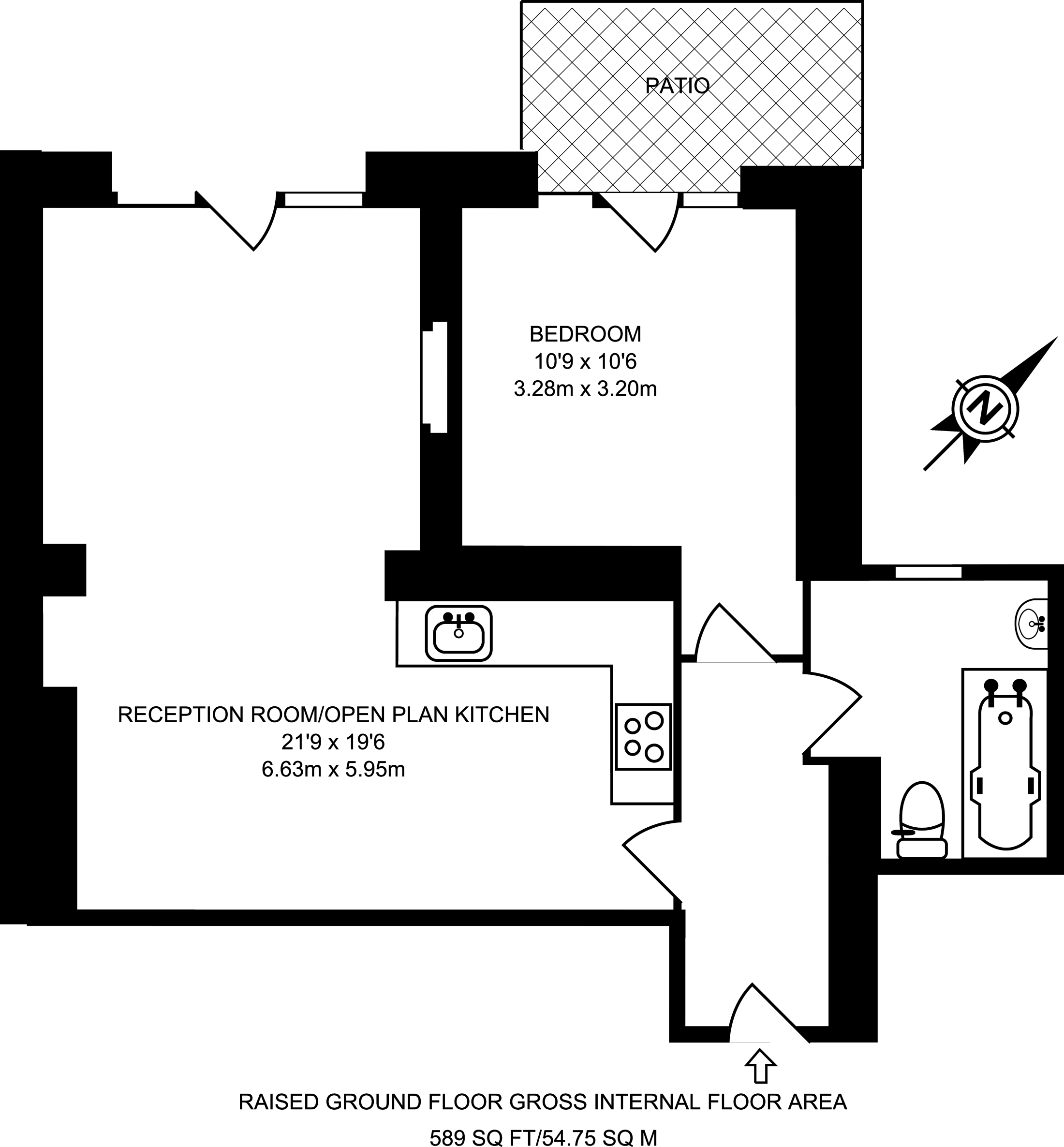 1 Bedrooms Flat for sale in Rock Bank Hotel, East Dulwich SE22