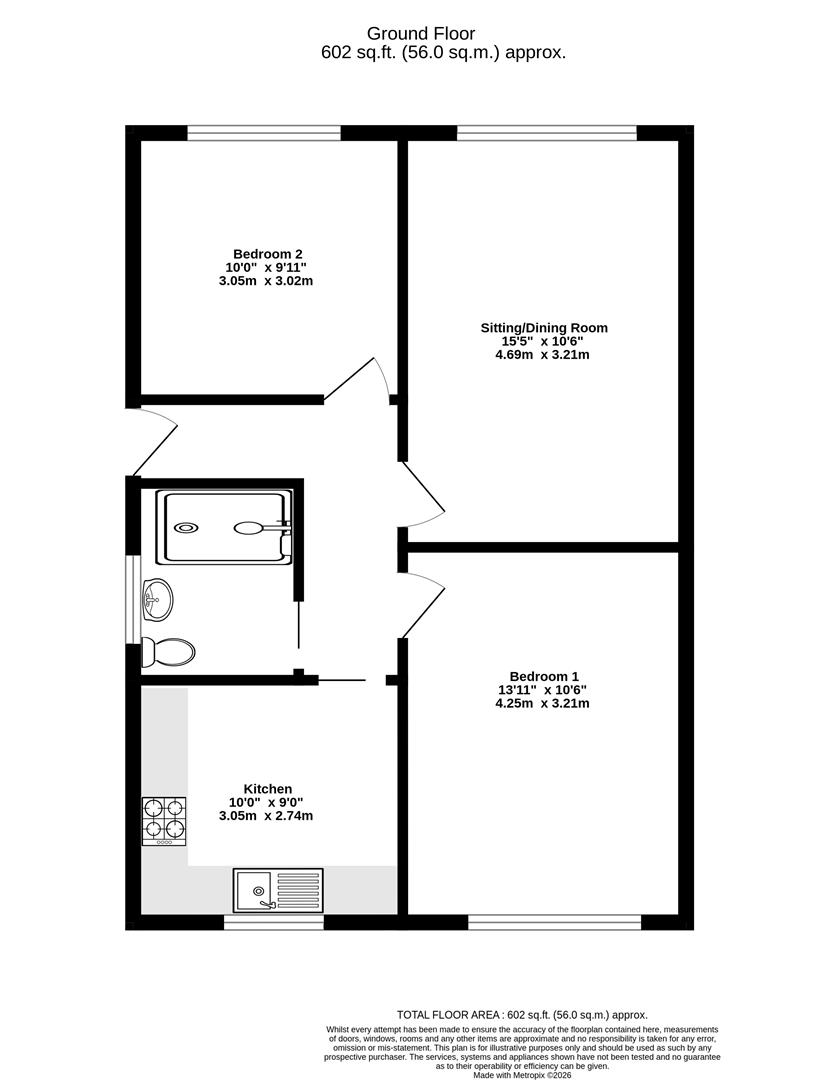 5, Keble Close, York floorplan