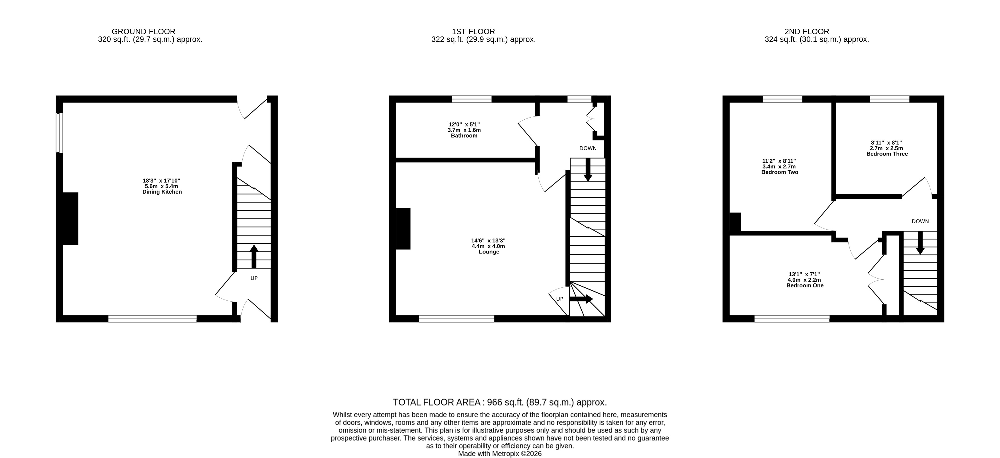 201, Moor Lane, Holmfirth floorplan