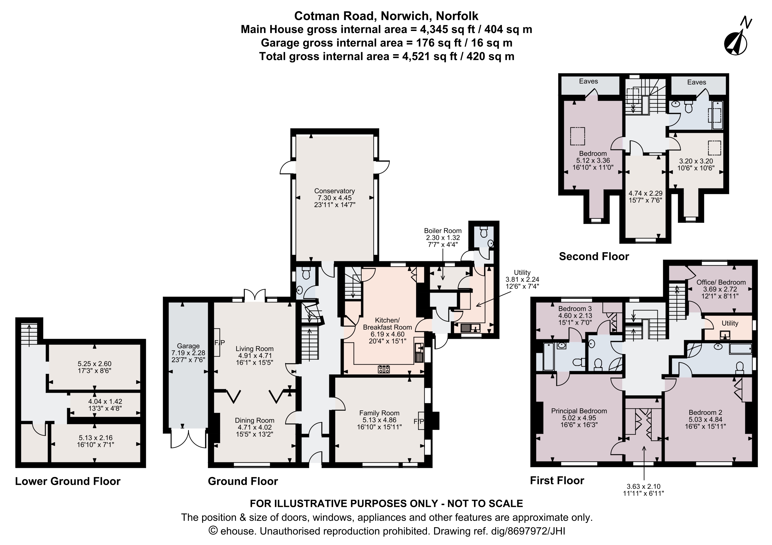Braemer House, 38, Cotman Road, Norfolk floorplan