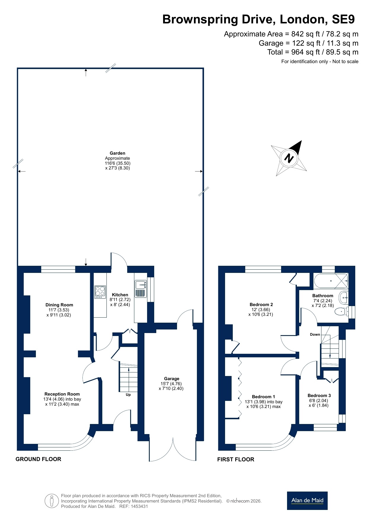 54, Brownspring Drive, London floorplan