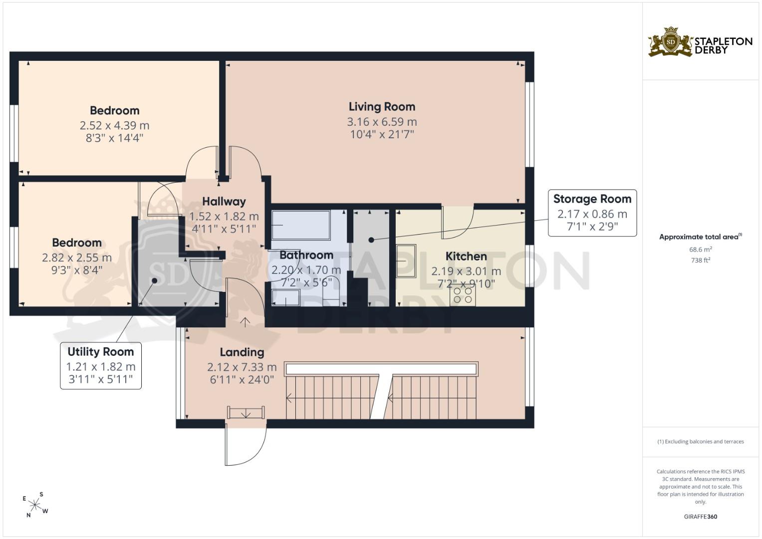 50, Lincoln Way, Prescot floorplan