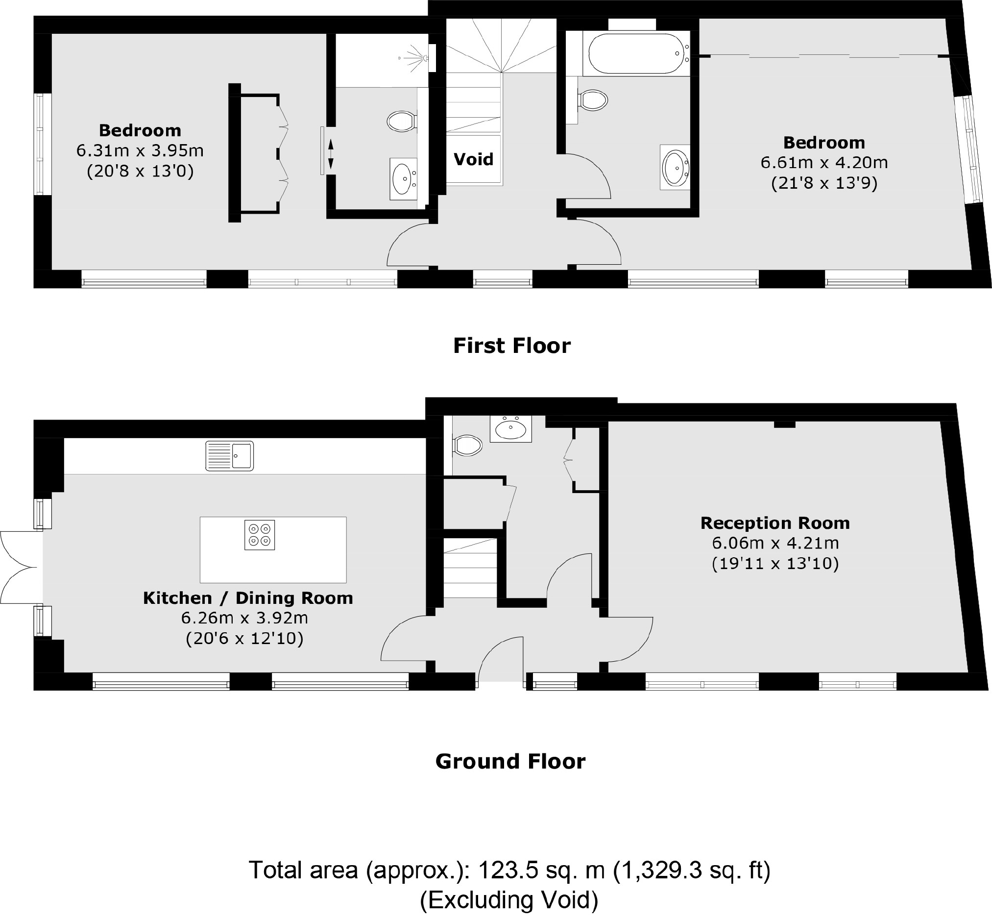 Thornton Lodge, Thornton Road, Wimbledon floorplan