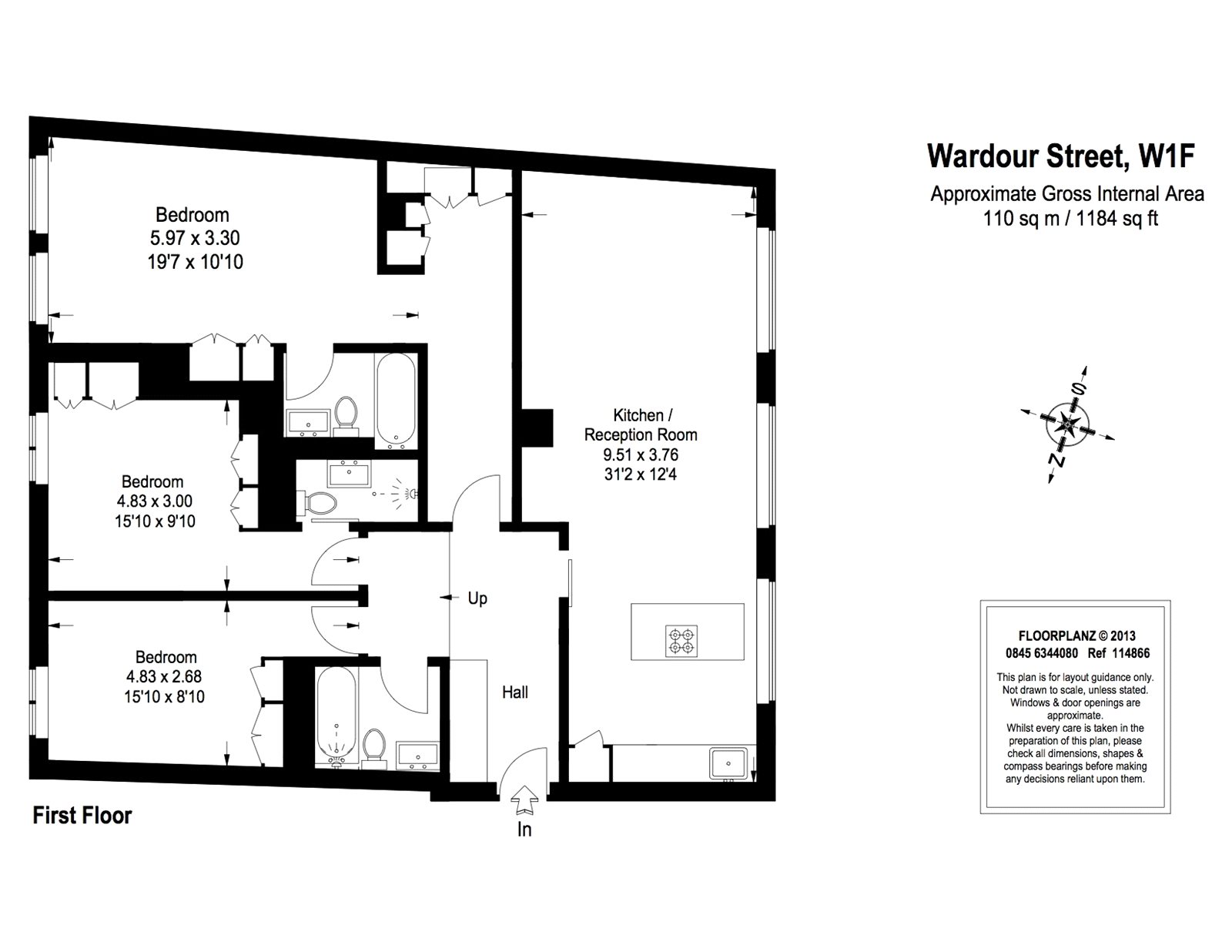 3 Bedrooms Flat to rent in Paramount House, 168 Wardour Street, London W1F