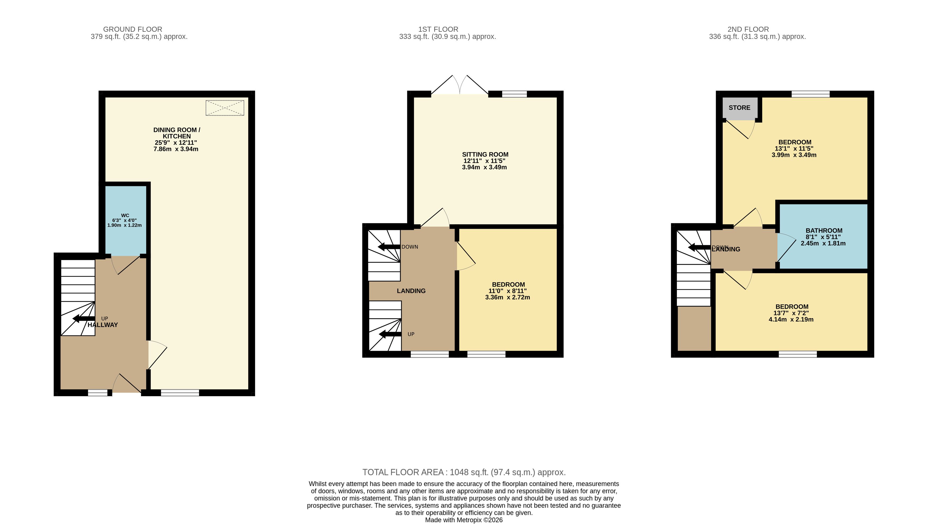 Cotton House, Lea Road, Lea Bridge, Matlock floorplan