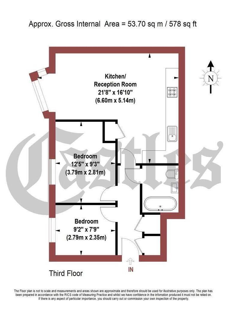 152, Lewis Gardens, London floorplan