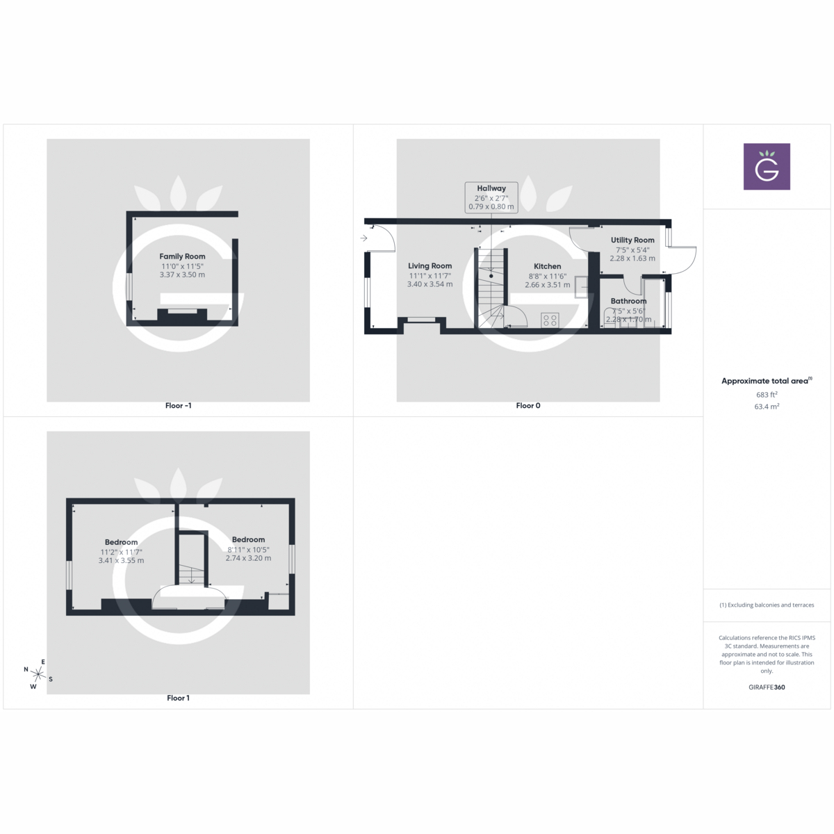 School Terrace, Reading floorplan