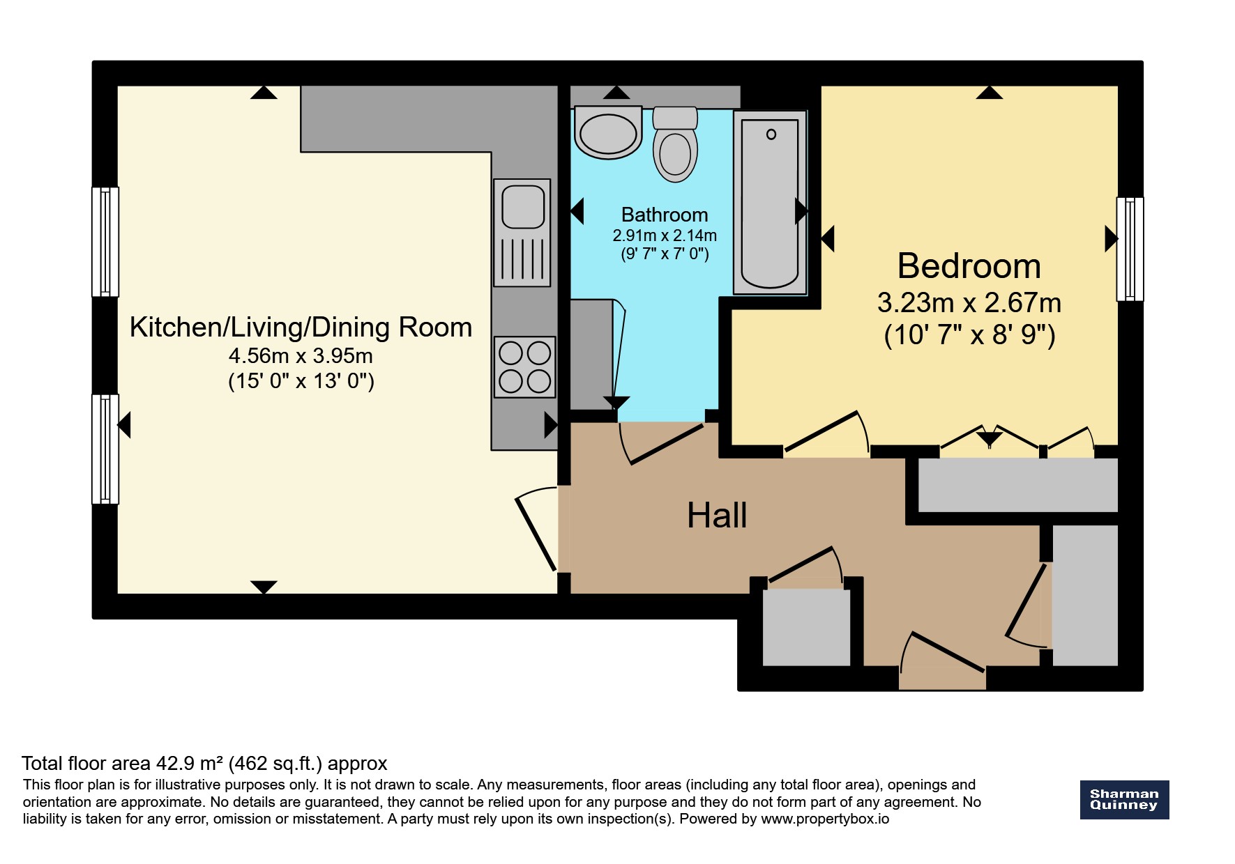 62, Butcher Drive, HUNTINGDON floorplan