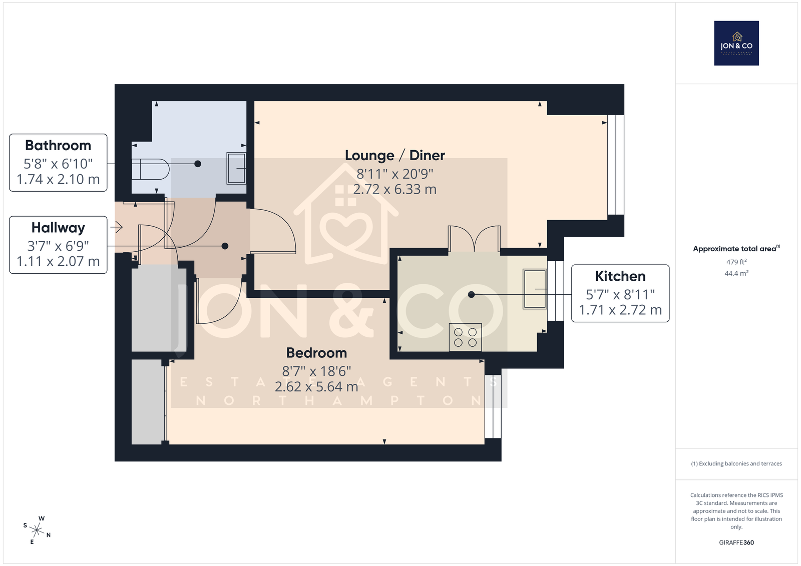 Lalgates Court, 119,Flat 31, Harlestone Road, Northampton floorplan