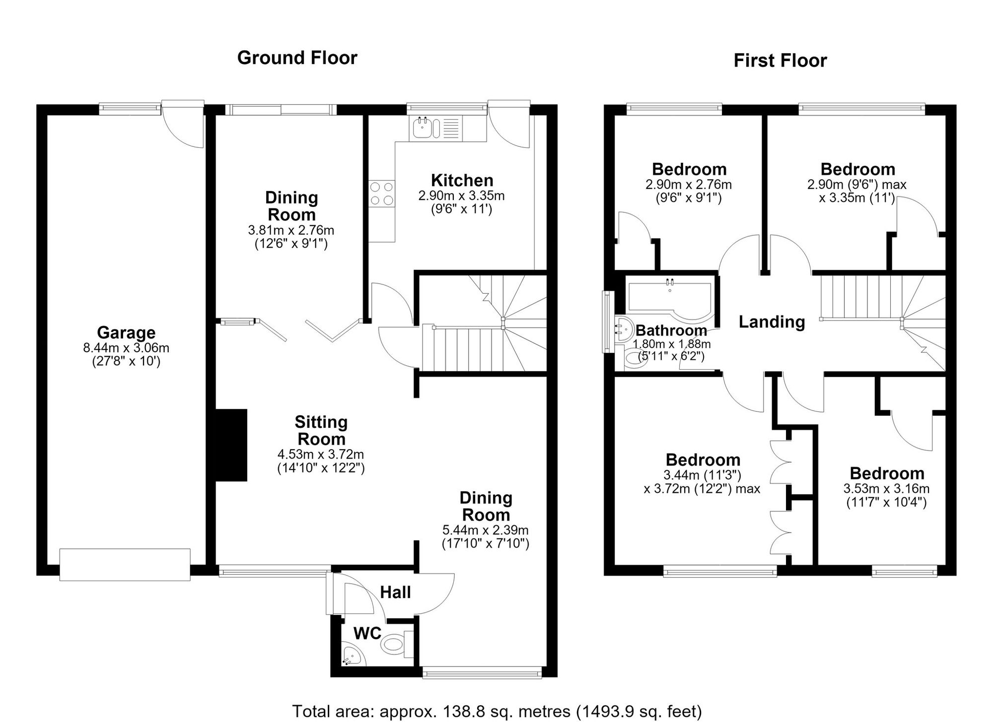 15 Stansted Close, Billericay floorplan