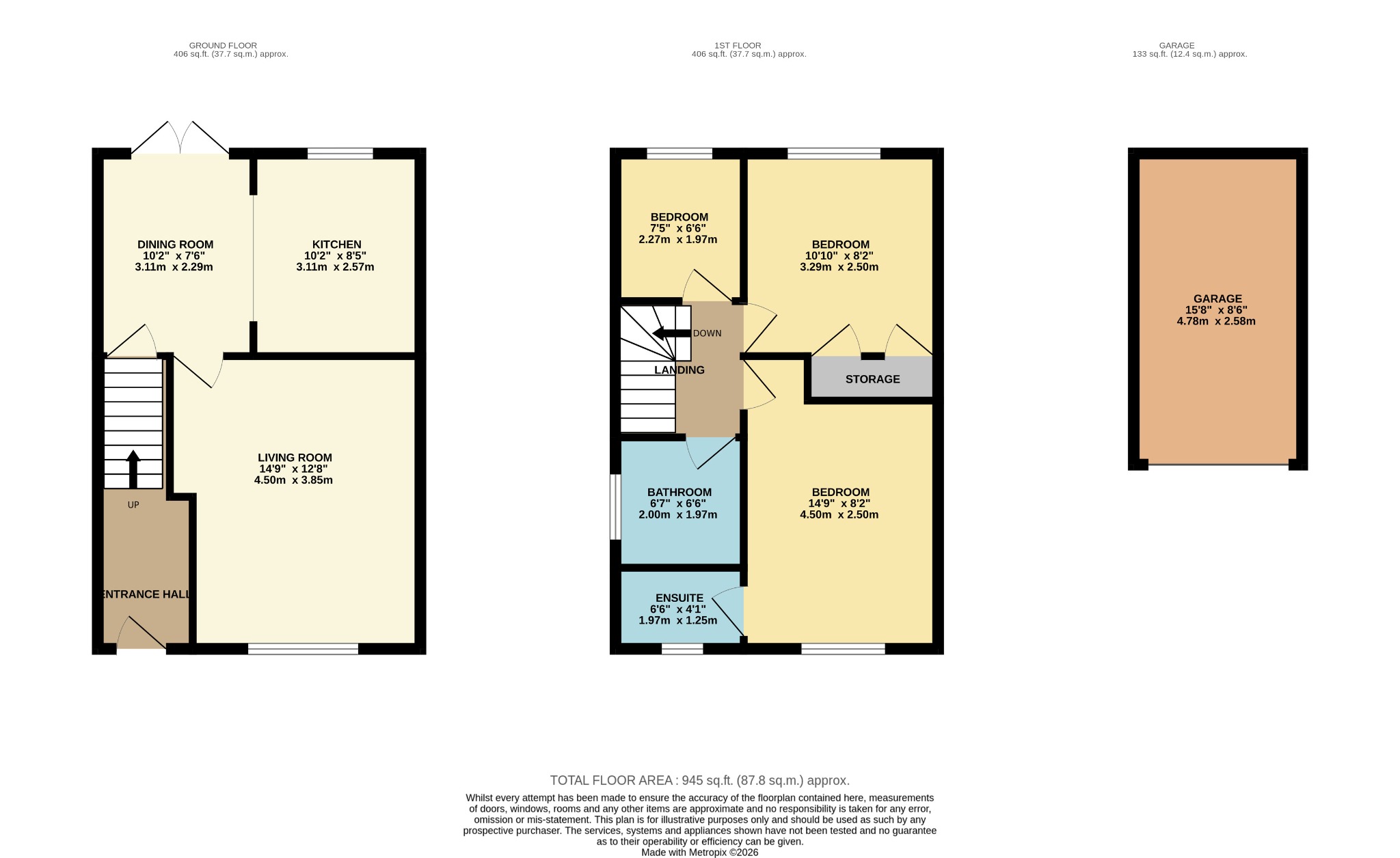 40, Rowan Way, Devon floorplan