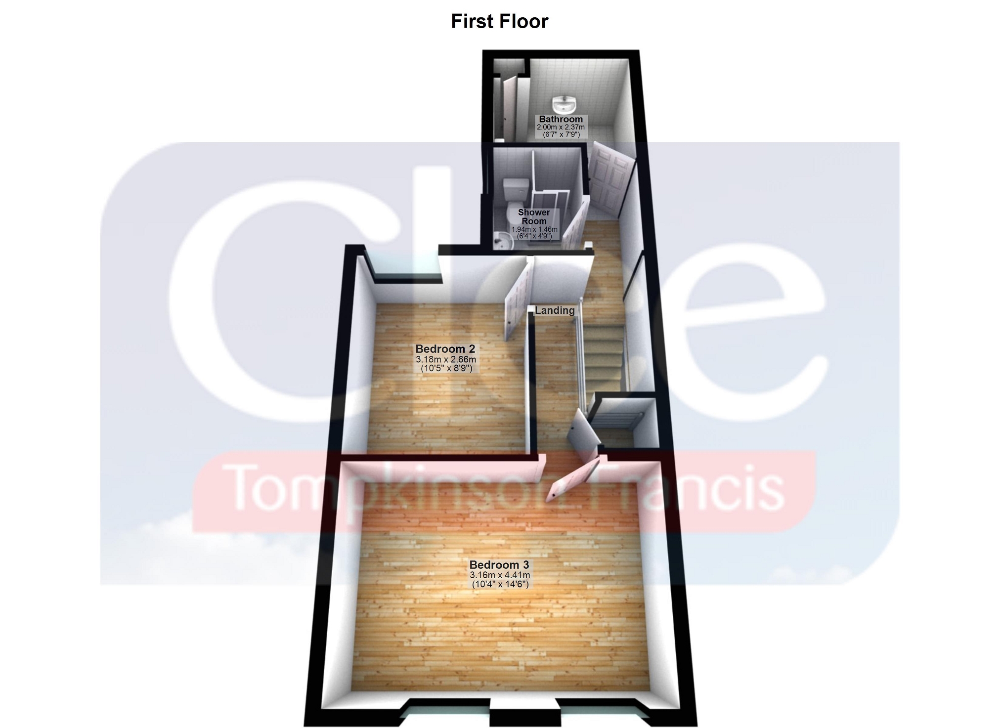 1, Canaan Row, Swansea floorplan