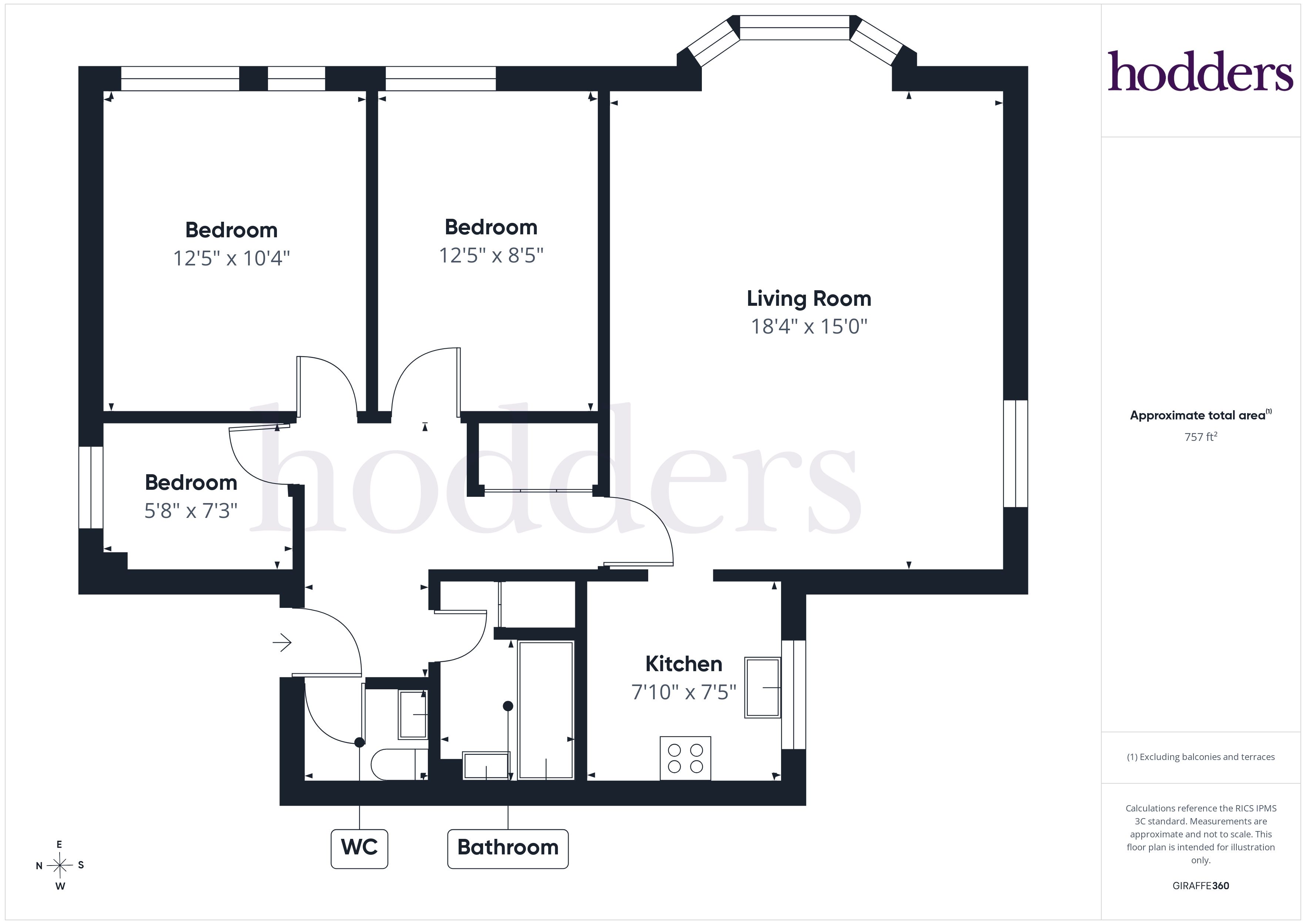 12, Cowper Close, Chertsey floorplan