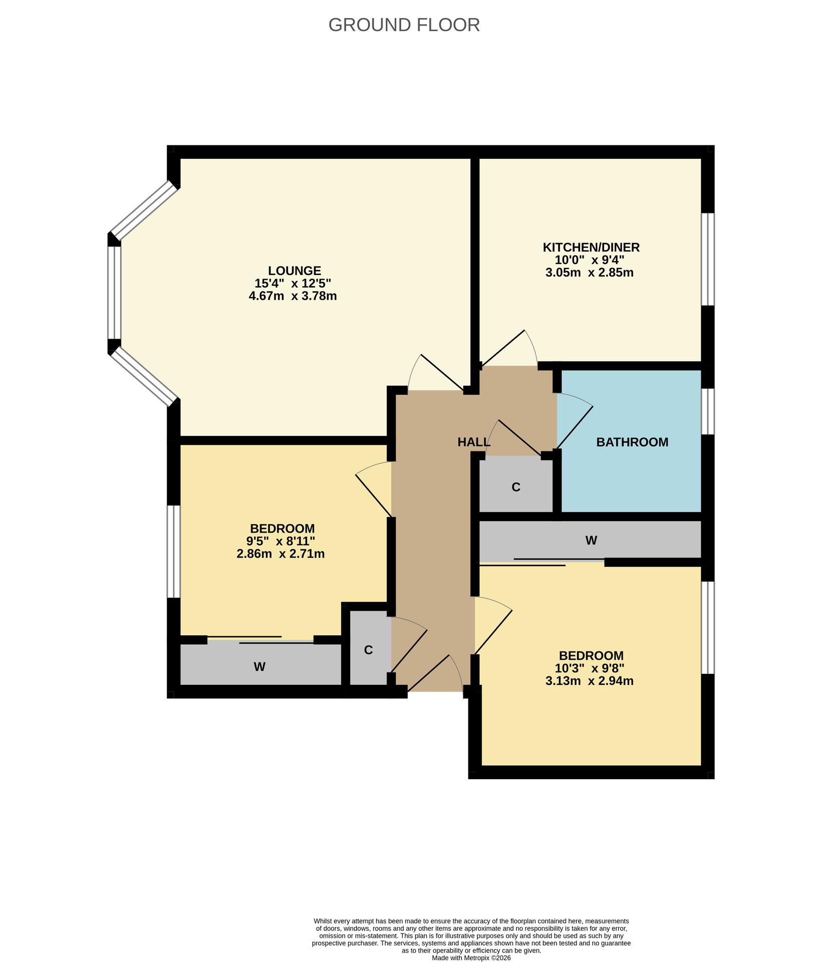 83/4, Waverley Crescent, Livingston floorplan