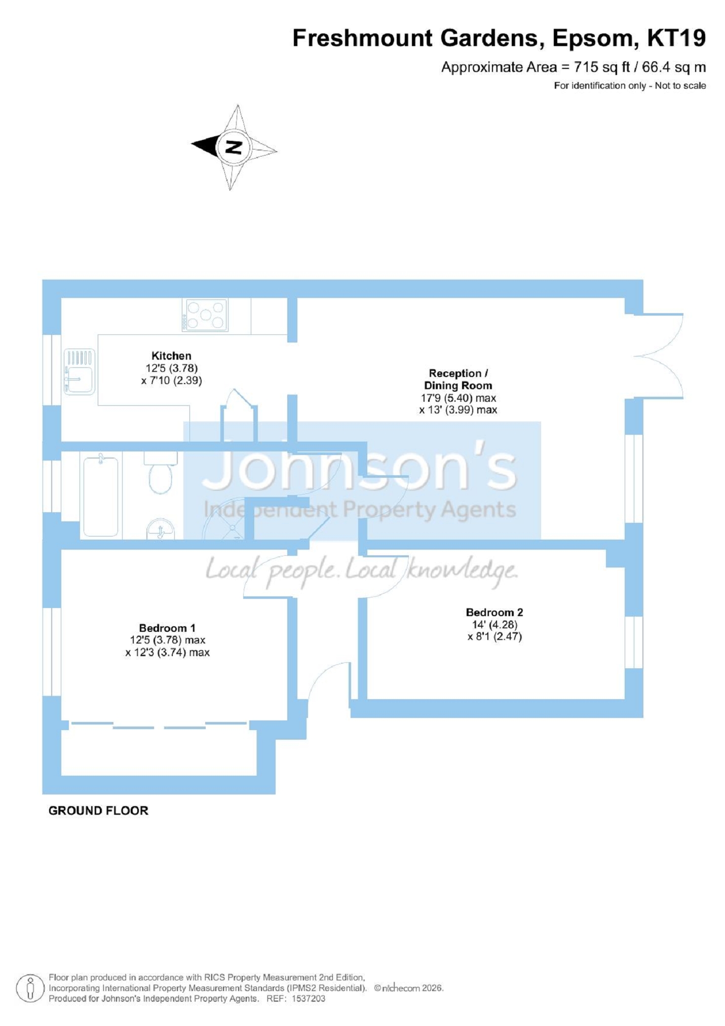 Freshmount Gardens, Epsom floorplan