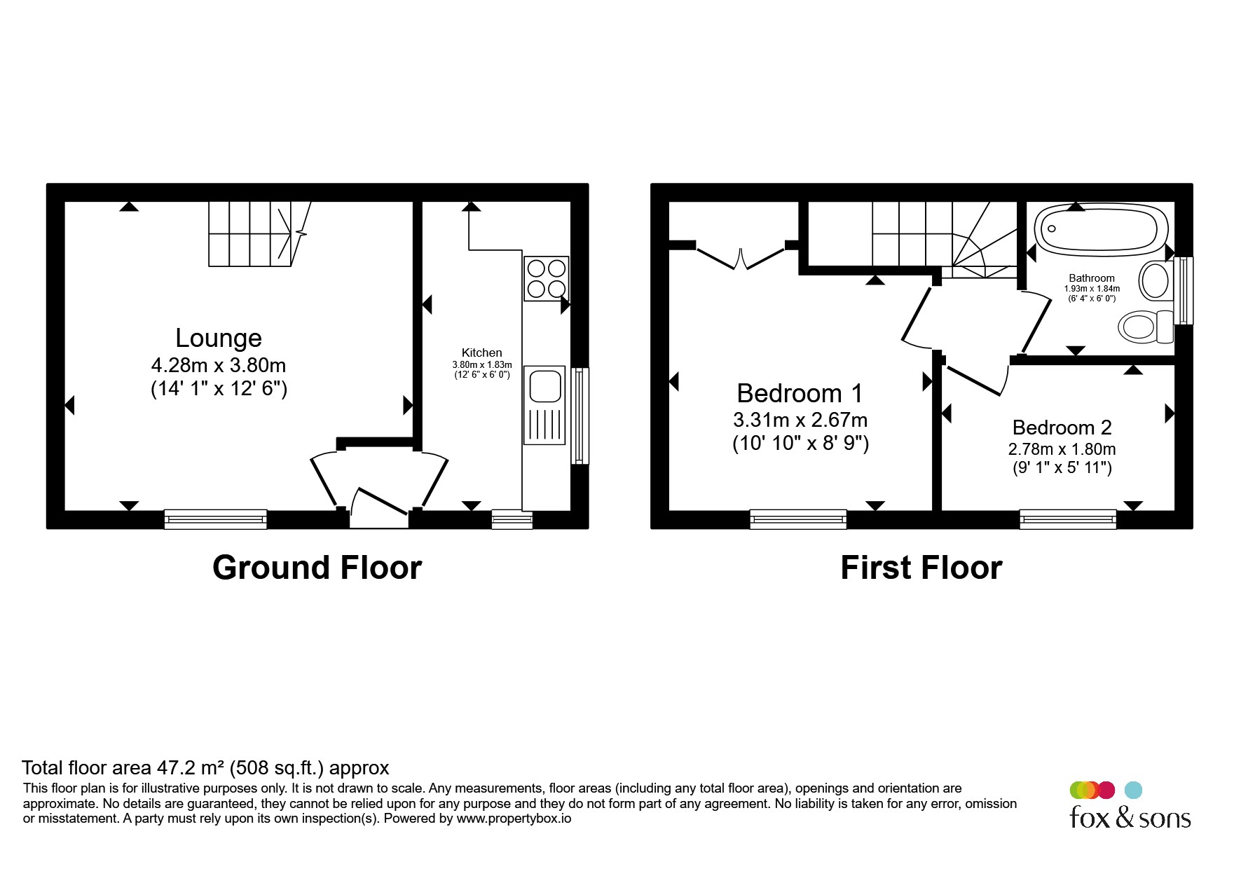 47, Snowdon Close, Eastbourne floorplan