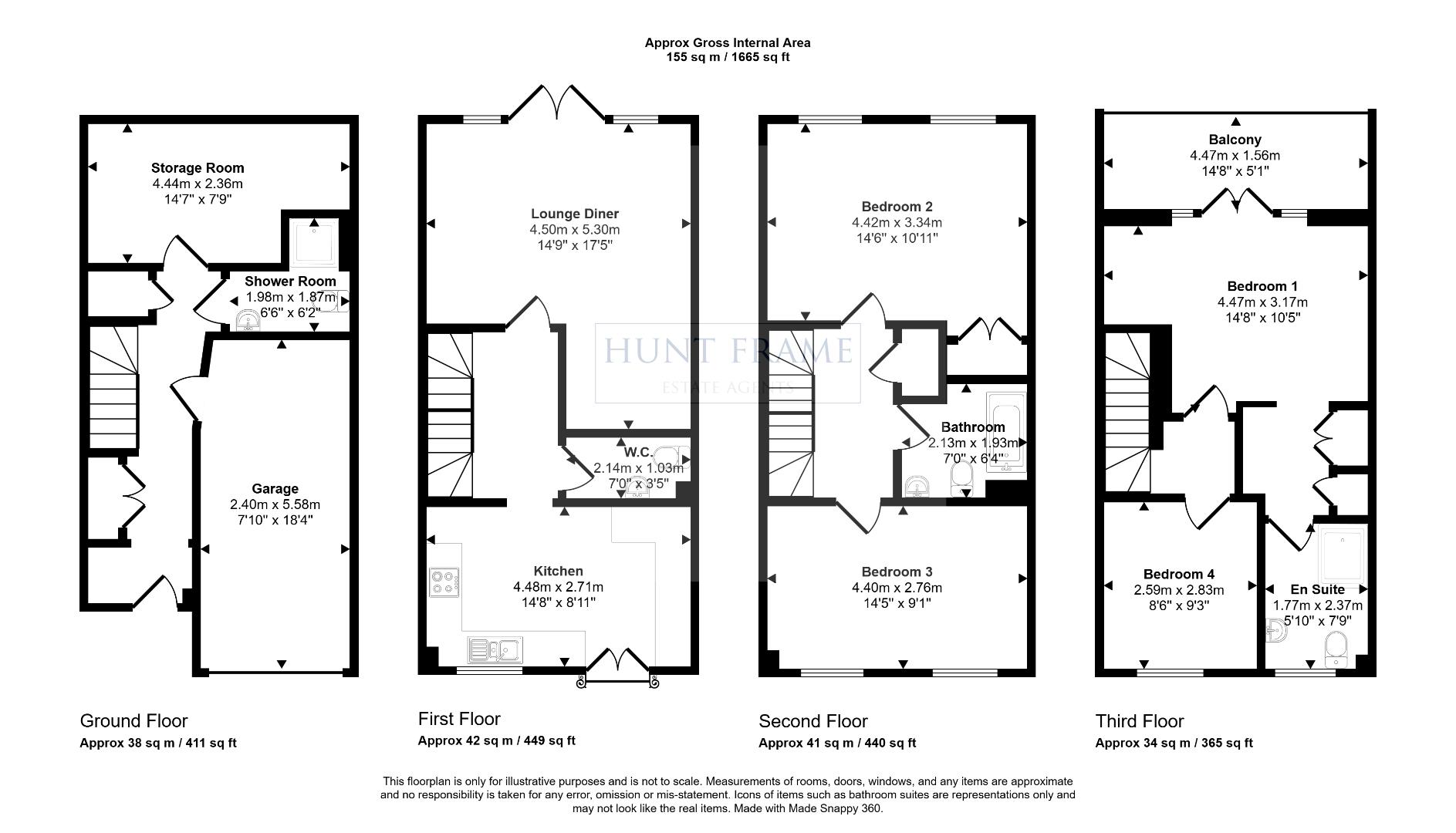 25, San Juan Court, Eastbourne floorplan