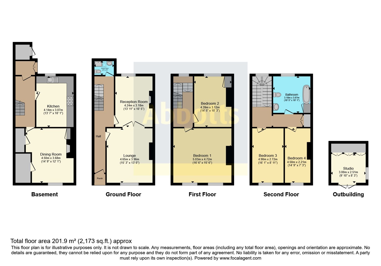 Park House, 5, St. Johns Terrace, Norfolk floorplan