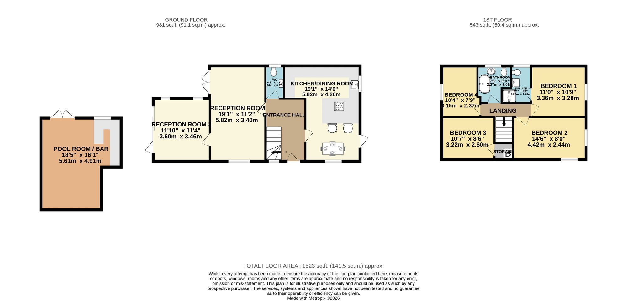 43 Clos Coed Bach, Blackwood floorplan