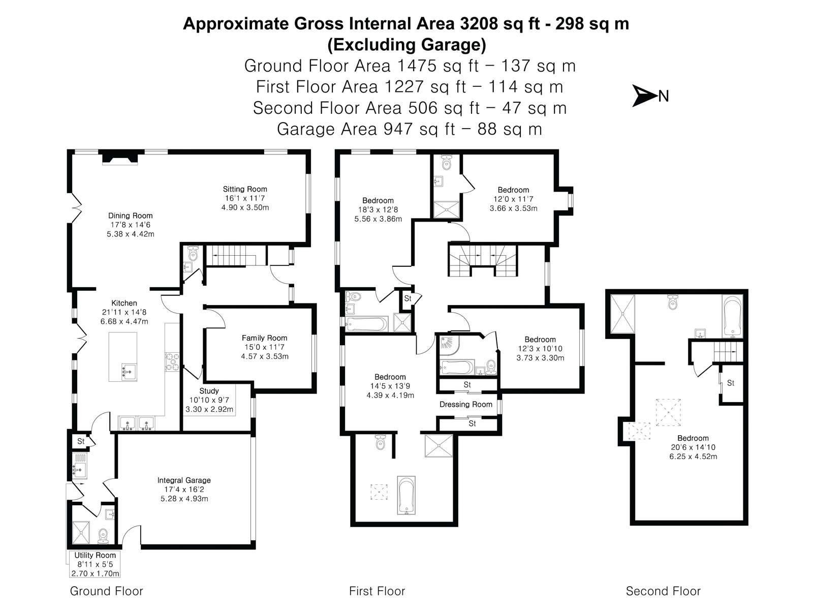 Silverlands, 9, Vale Wood Drive, Farnham floorplan