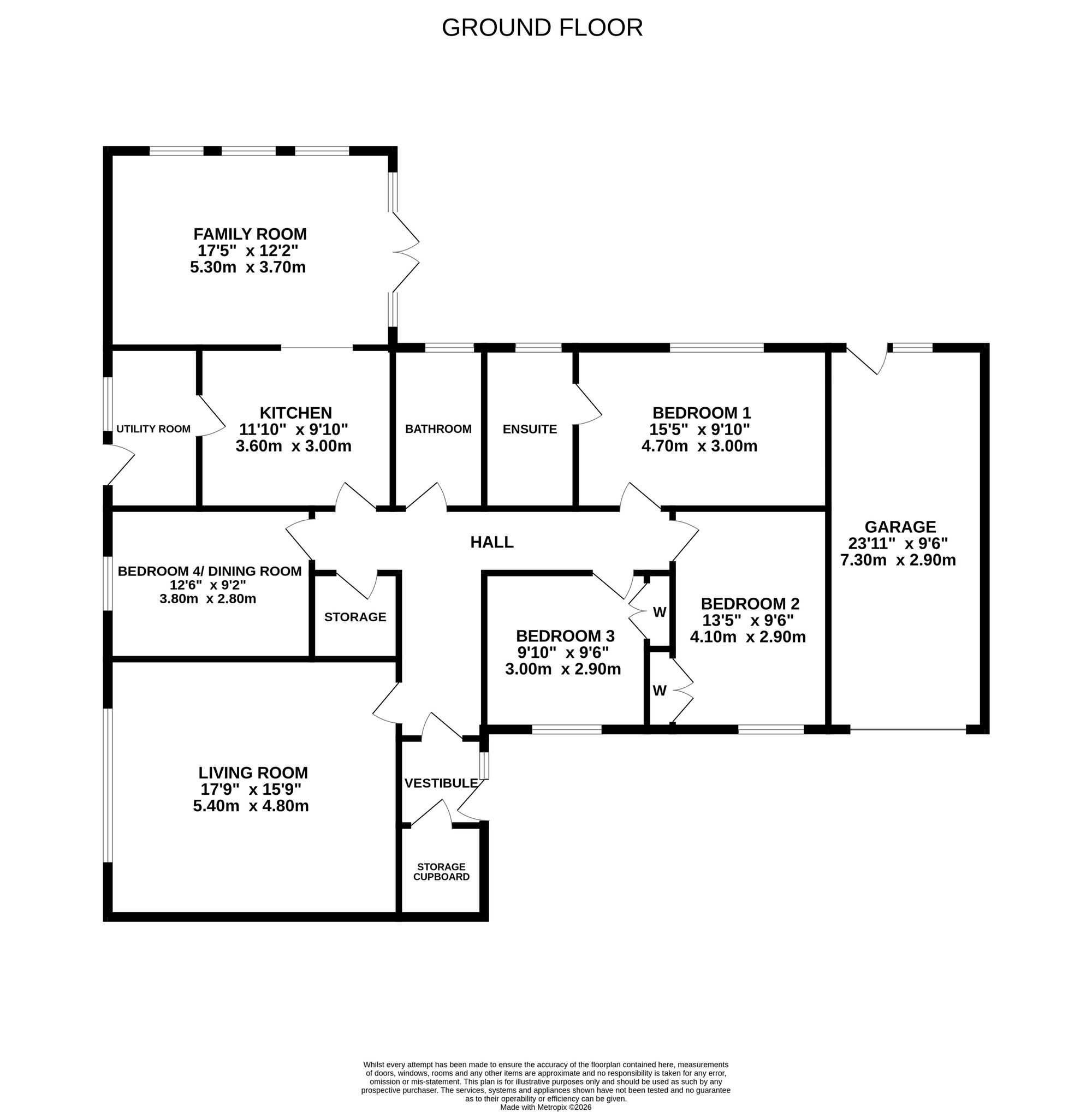 2 The Roundel, Auchterarder floorplan